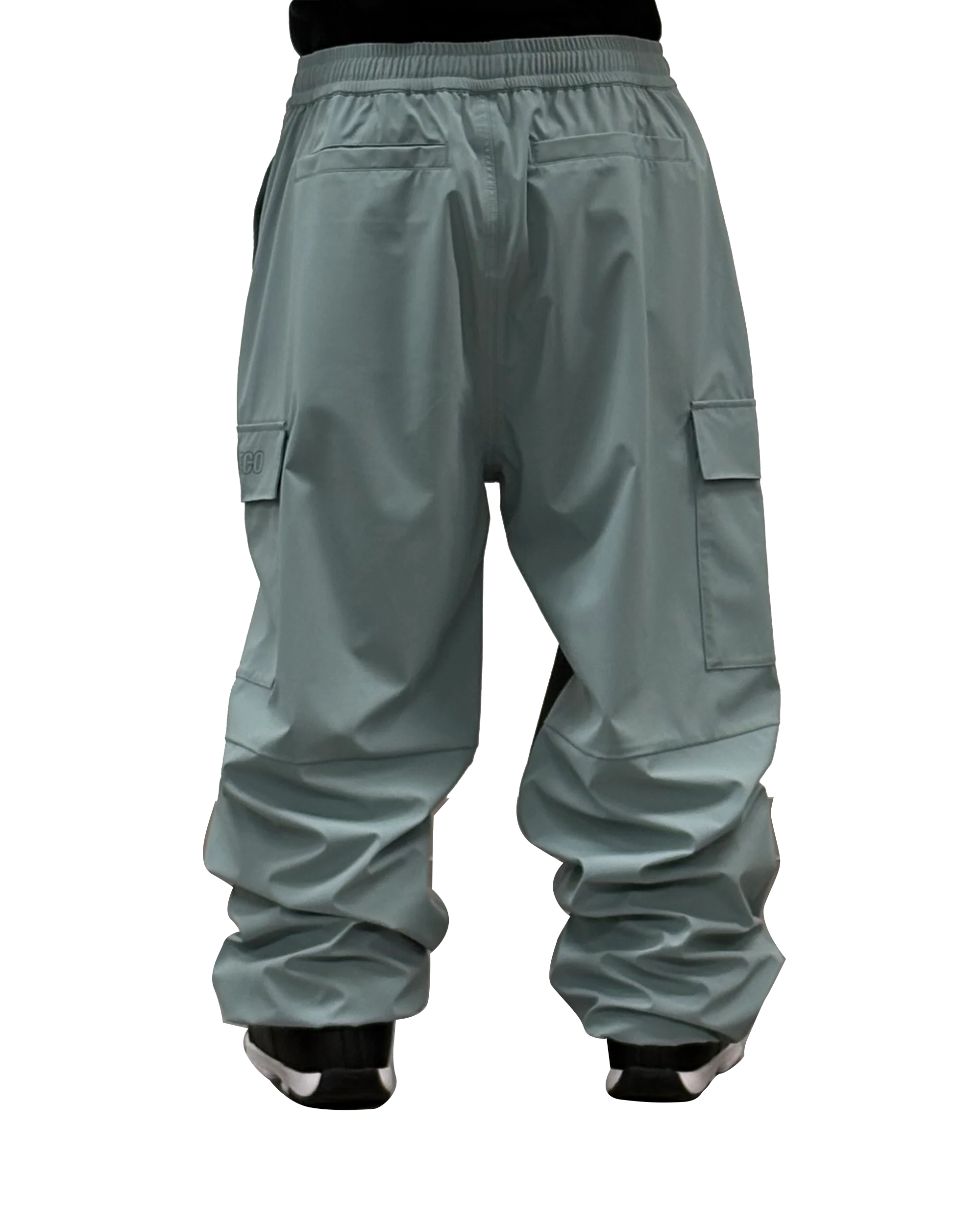 Mens Cargo Block Snow Pants - Image 2