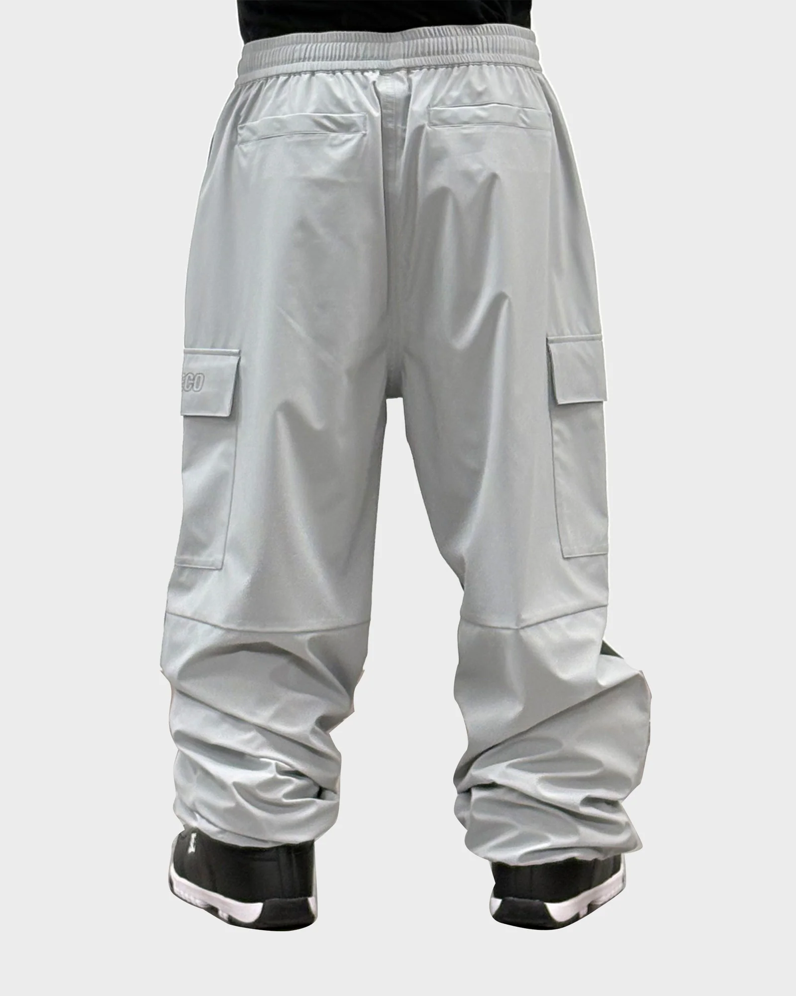 Mens Cargo Block Snow Pants - Image 2