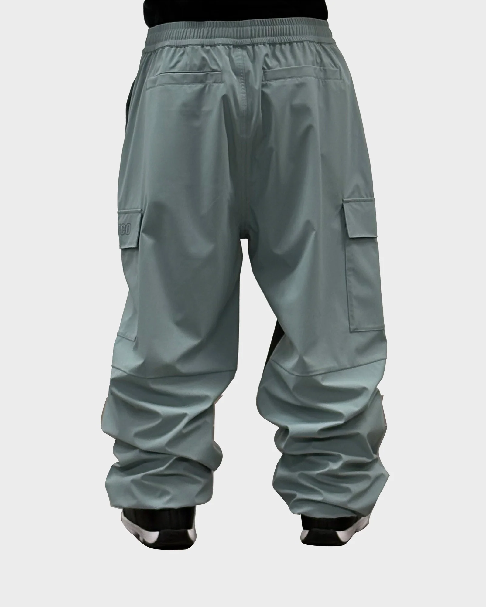 Mens Cargo Block Snow Pants - Image 2
