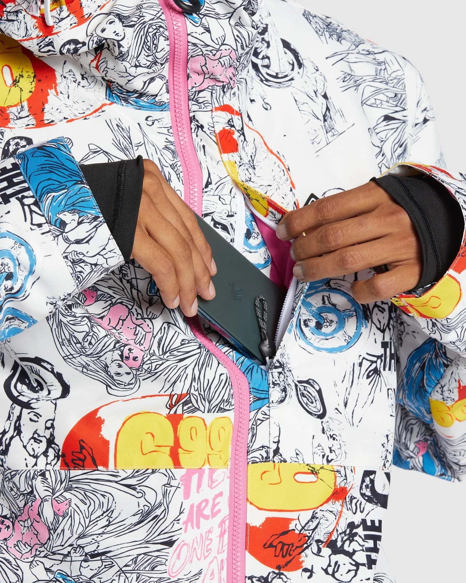 Mens Andy Warhol Basis Snow Jacket - Image 4