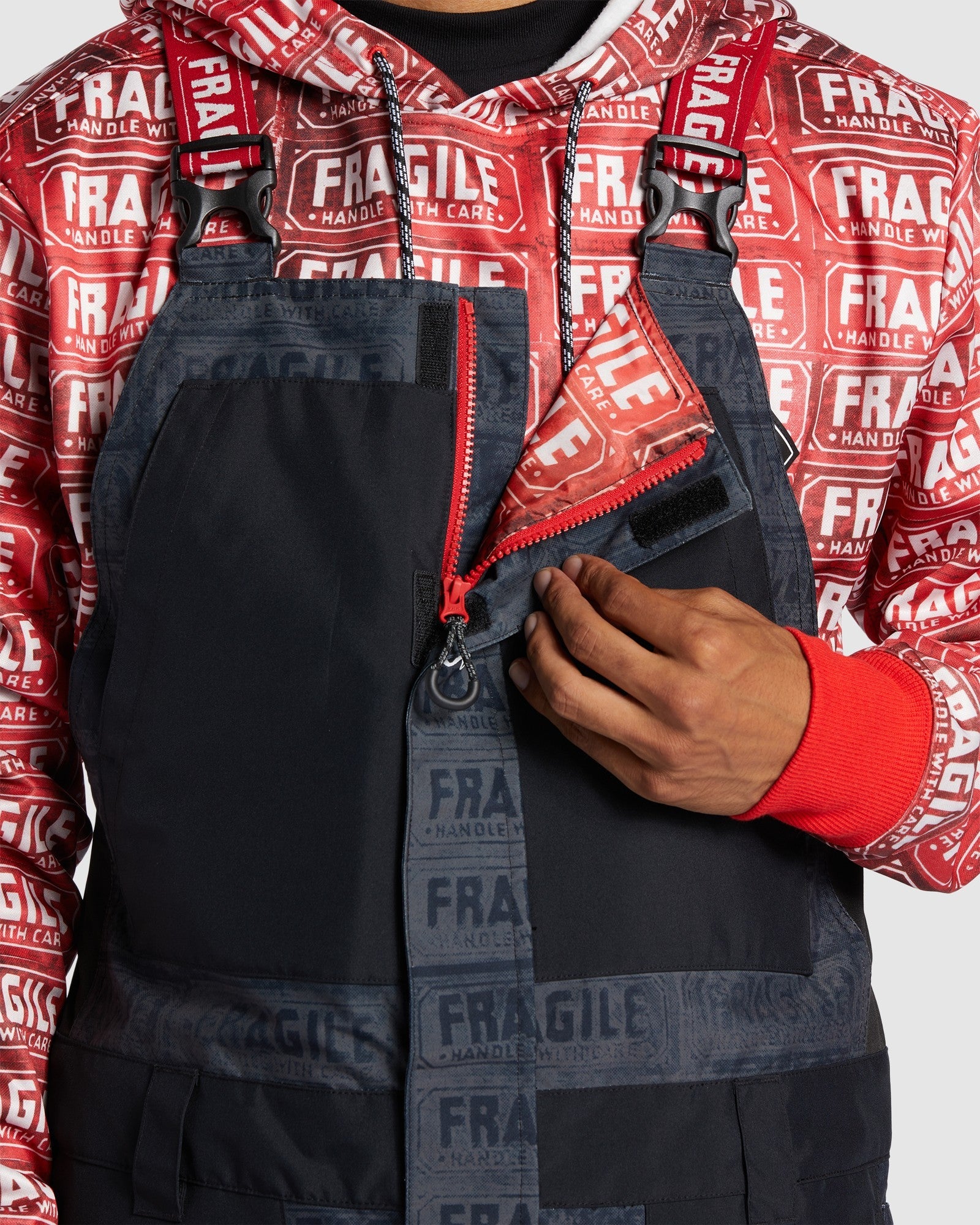 Mens Andy Warhol Shadow Snow Bib - Image 4