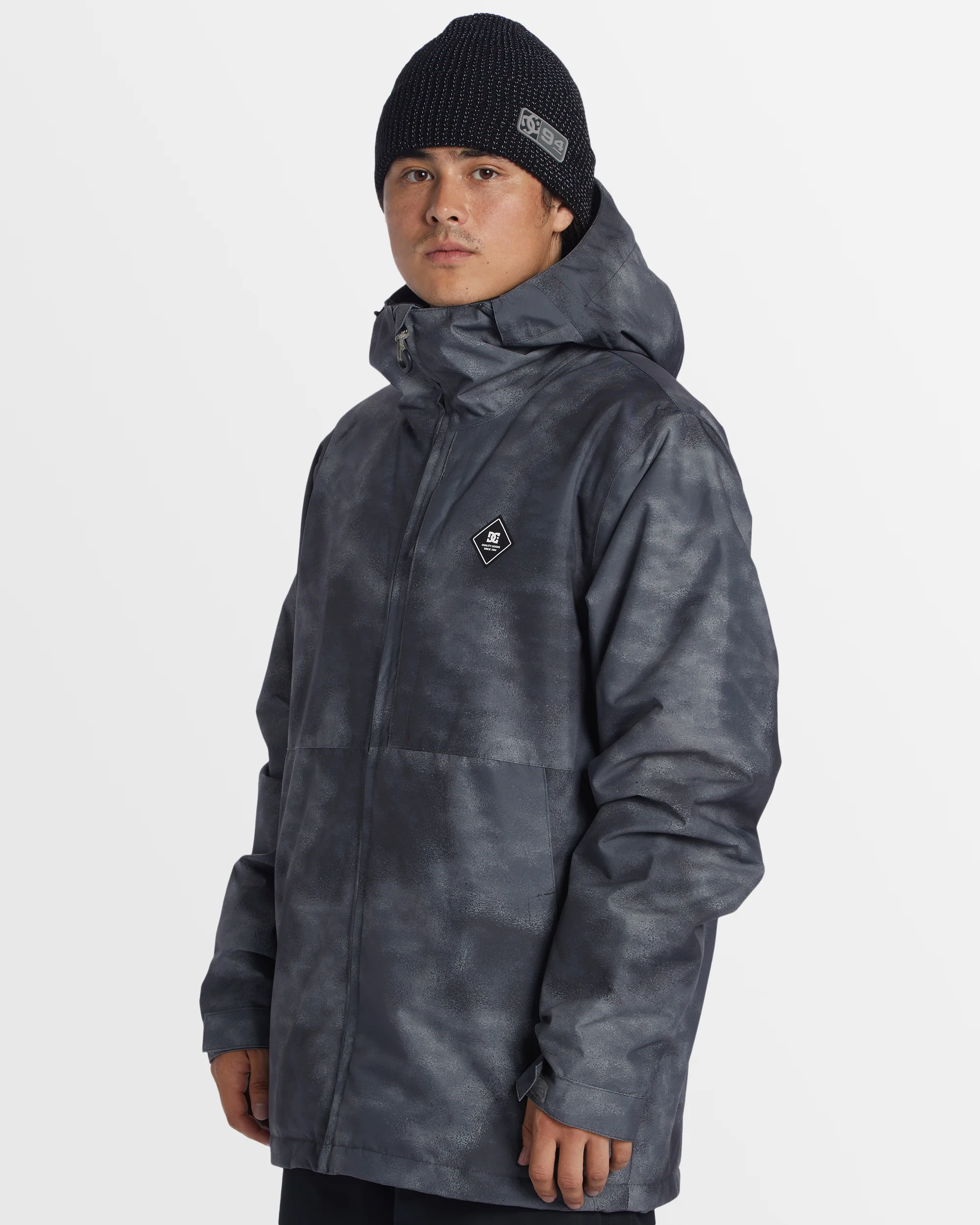 Men's Basis Print Snow Jacket - Image 2