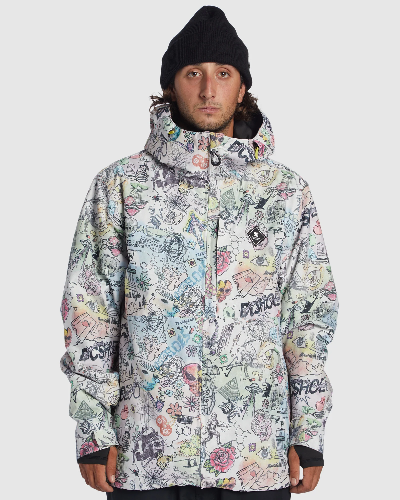Men's Basis Print Snow Jacket