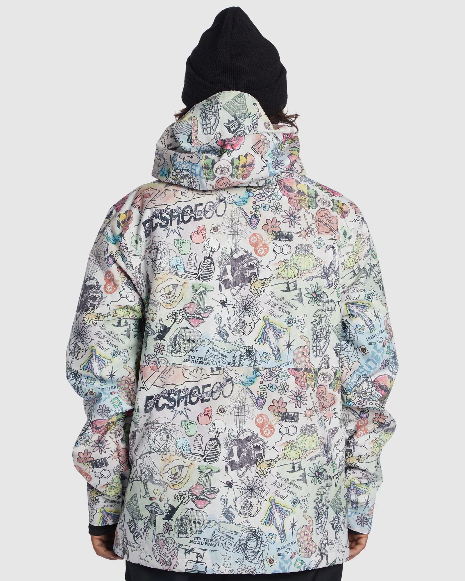 Men's Basis Print Snow Jacket - Image 2