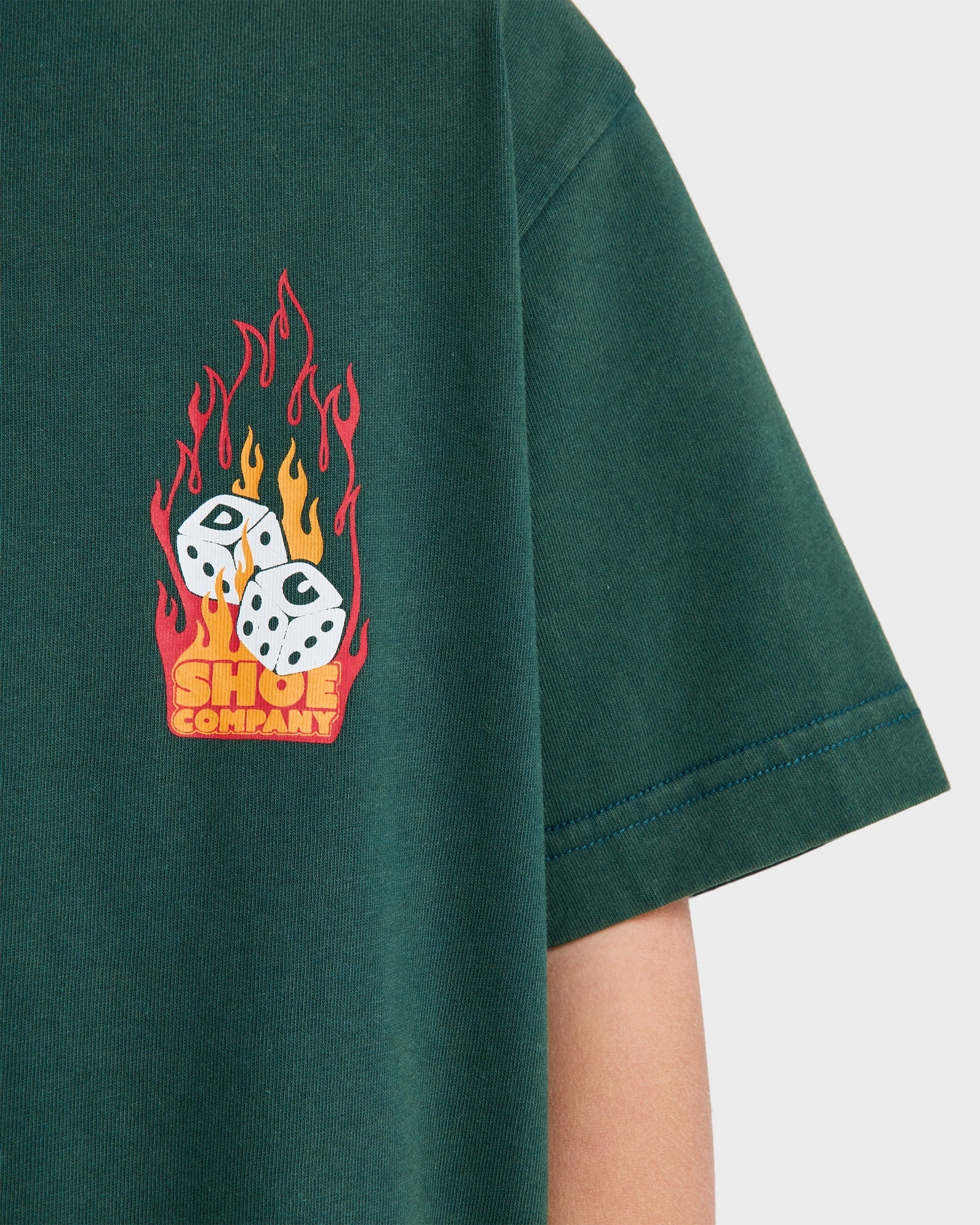 Boys 10-16 Burning Dice T-Shirt - Image 4