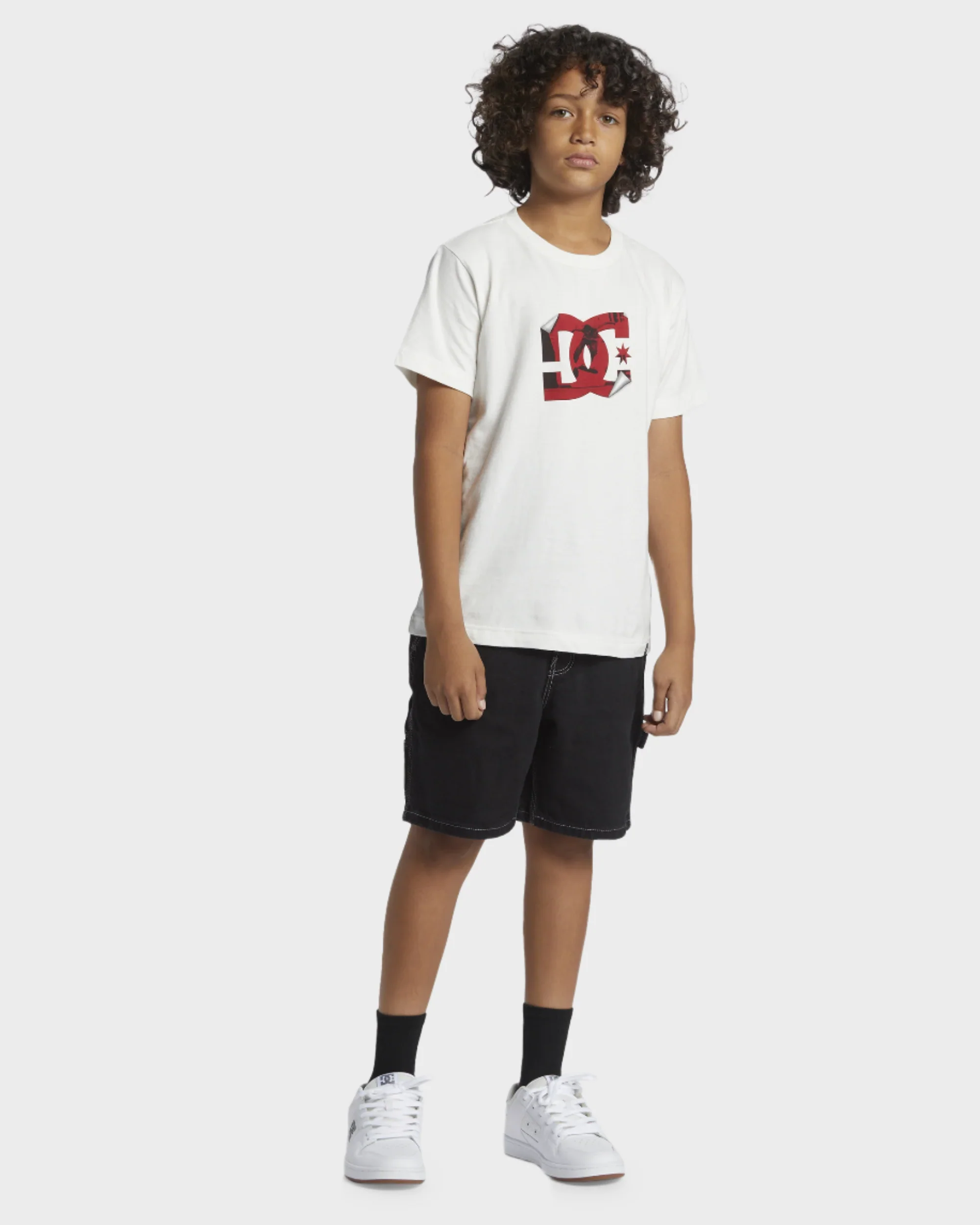 Boys 8-16 Carpenter Baggy Denim Shorts - Image 6