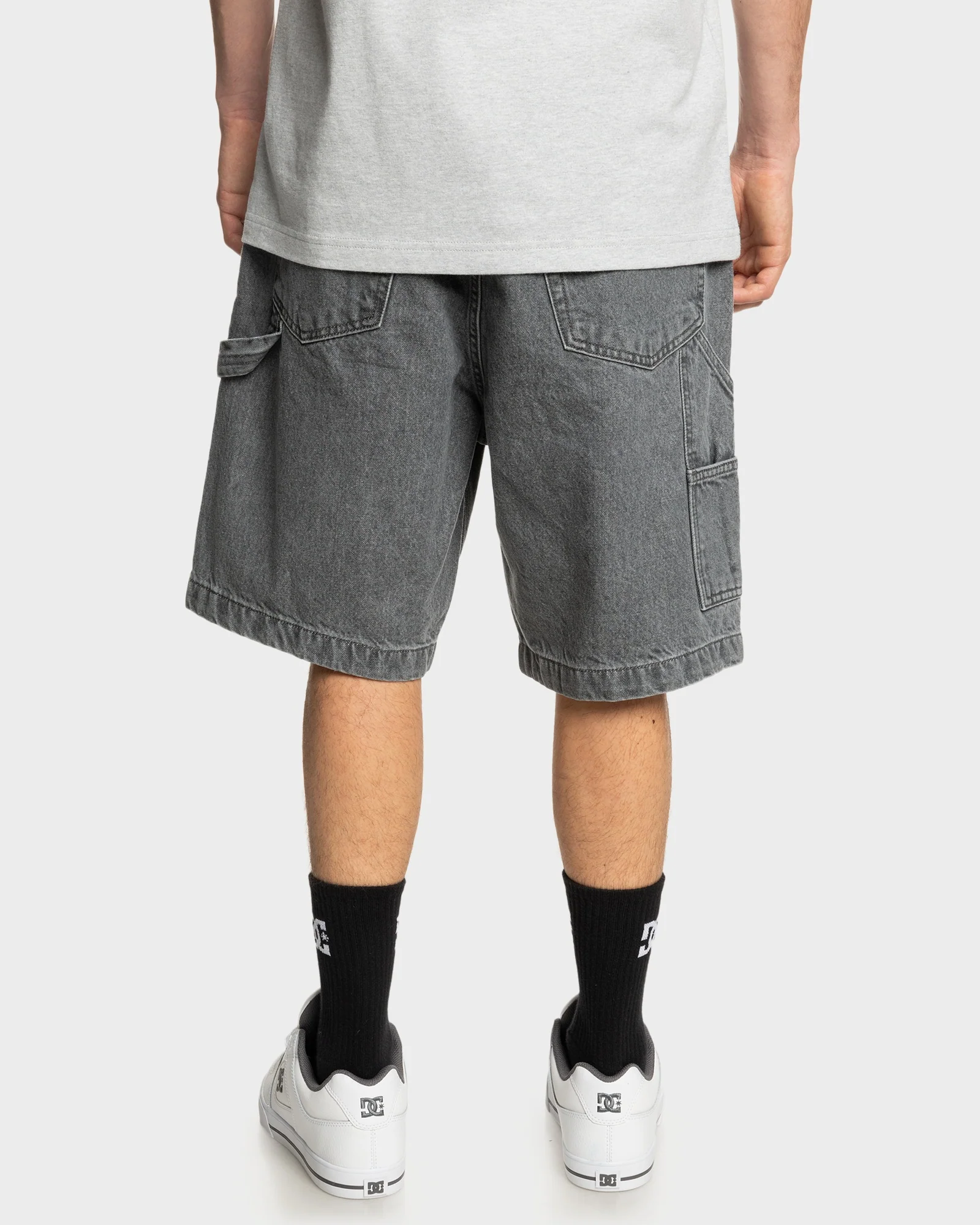 Mens Carpenter 22" Denim Shorts - Image 3