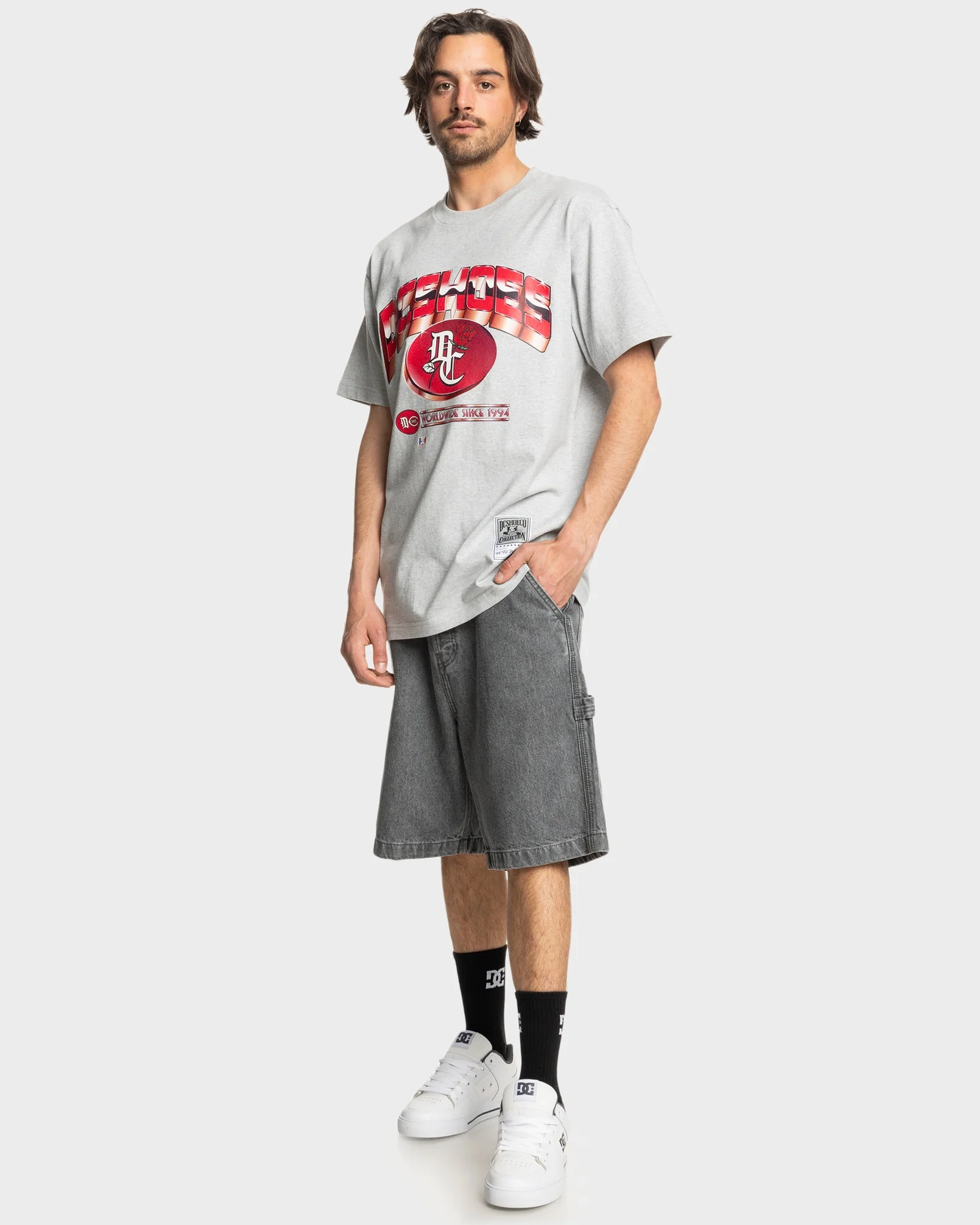 Mens Carpenter 22" Denim Shorts - Image 6