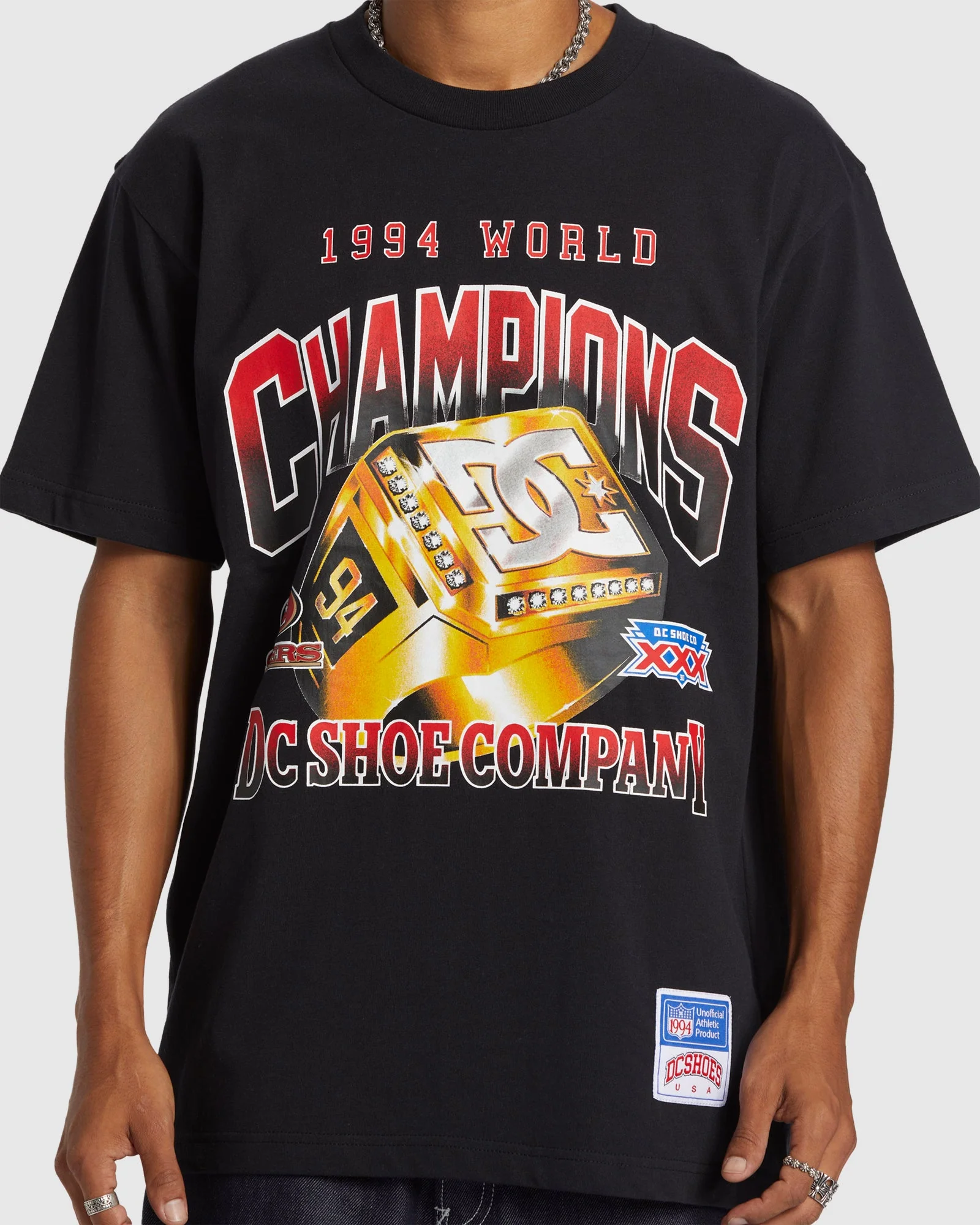 Mens Champion Ring T-Shirt - Image 4