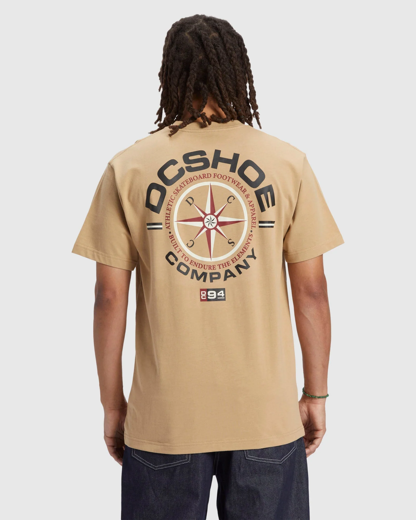 Mens Compass Heritage Short Sleeve T-Shirt - Image 3