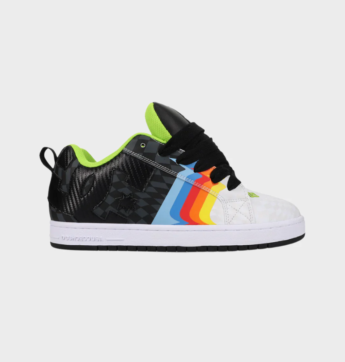 43i Mens Court Graffik Skate Shoes - Image 3