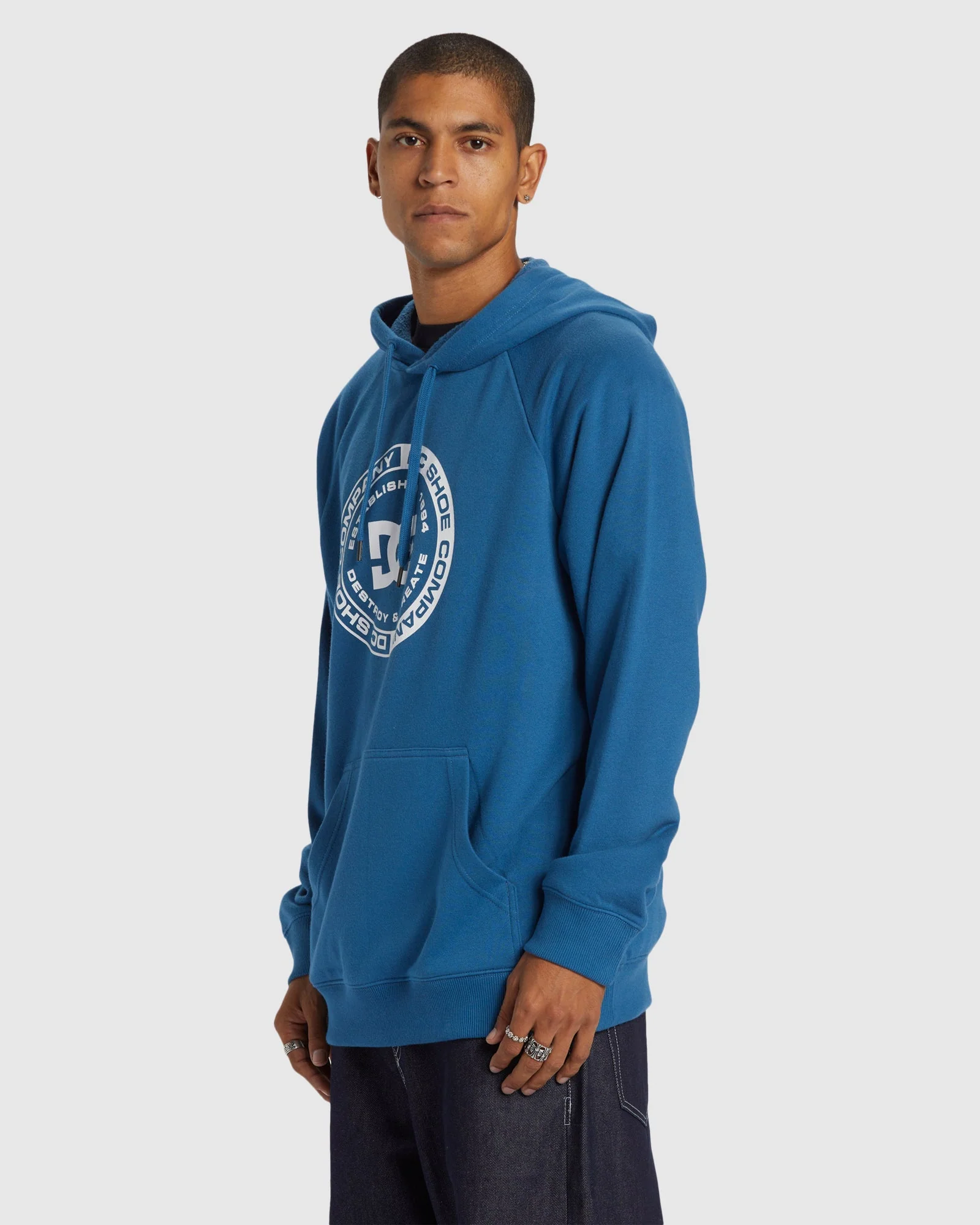 Mens DC Corpo Raglan Pullover Hoodie - Image 2