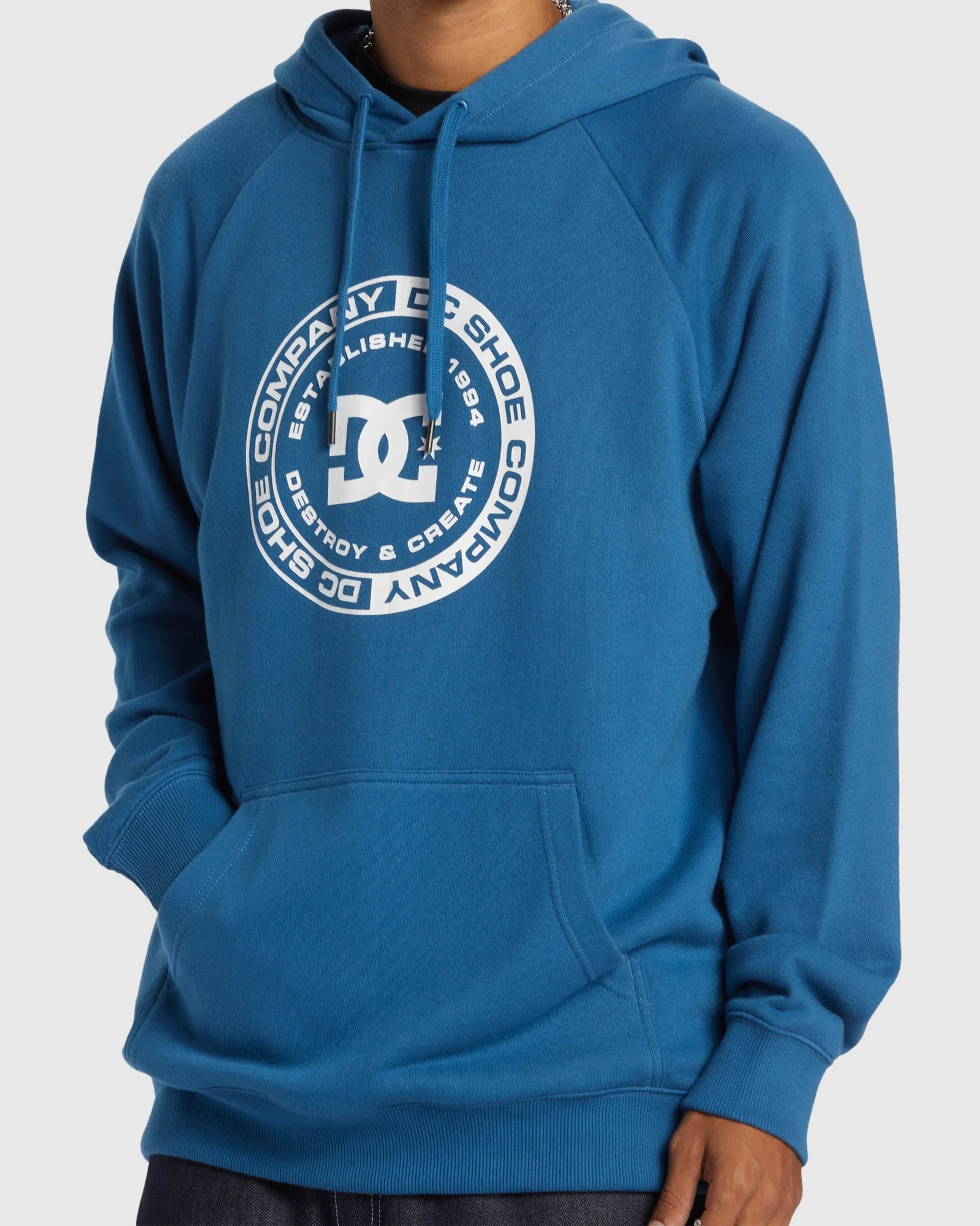 Mens DC Corpo Raglan Pullover Hoodie - Image 4