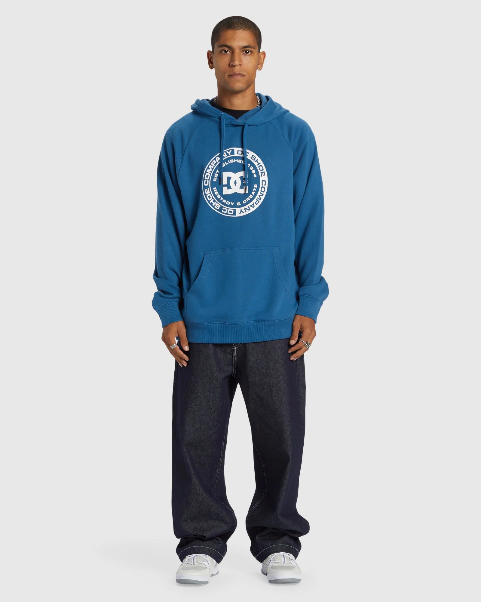 Mens DC Corpo Raglan Pullover Hoodie - Image 5