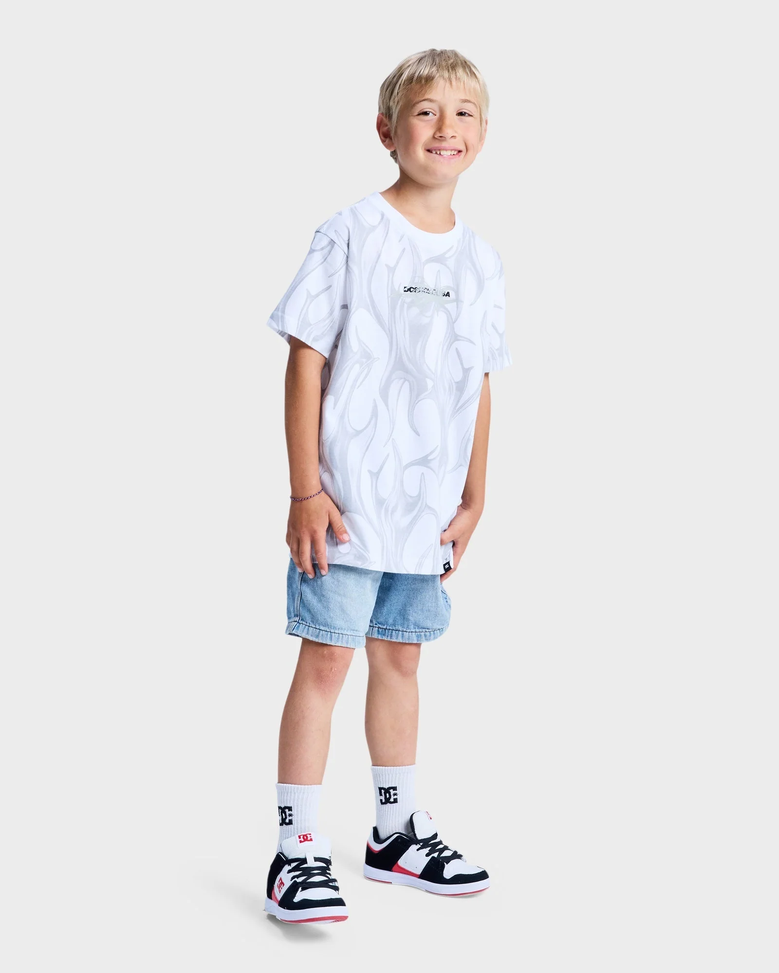 Boys 10-16 Liquid Fuego Short Sleeve T-Shirt - Image 4
