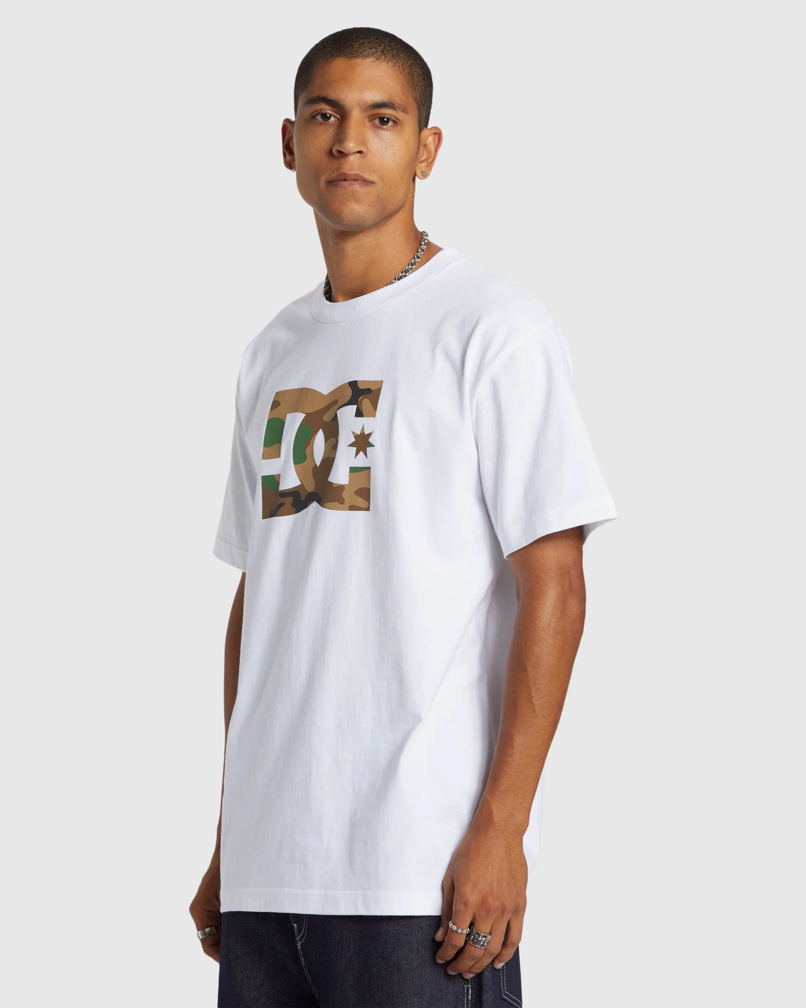 Mens DC Star Fill Heritage Short Sleeve T-Shirt - Image 2