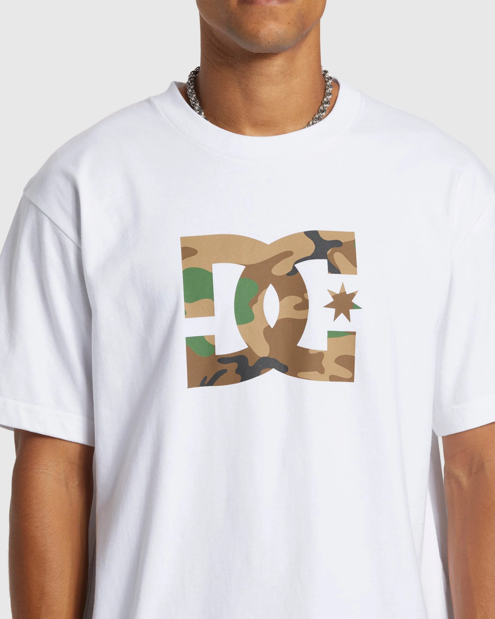 Mens DC Star Fill Heritage Short Sleeve T-Shirt - Image 4