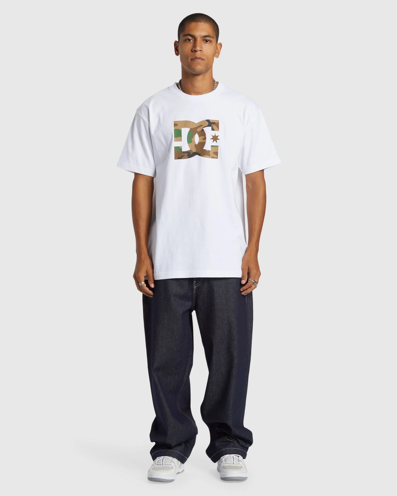 Mens DC Star Fill Heritage Short Sleeve T-Shirt - Image 5