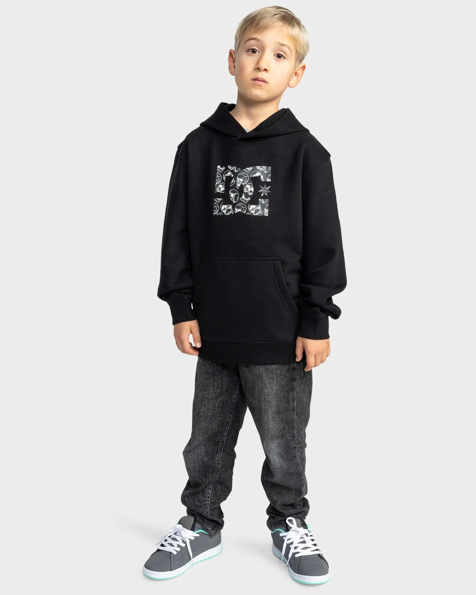 Boys 8-16 DC Star Glow Pullover Hoodie - Image 5