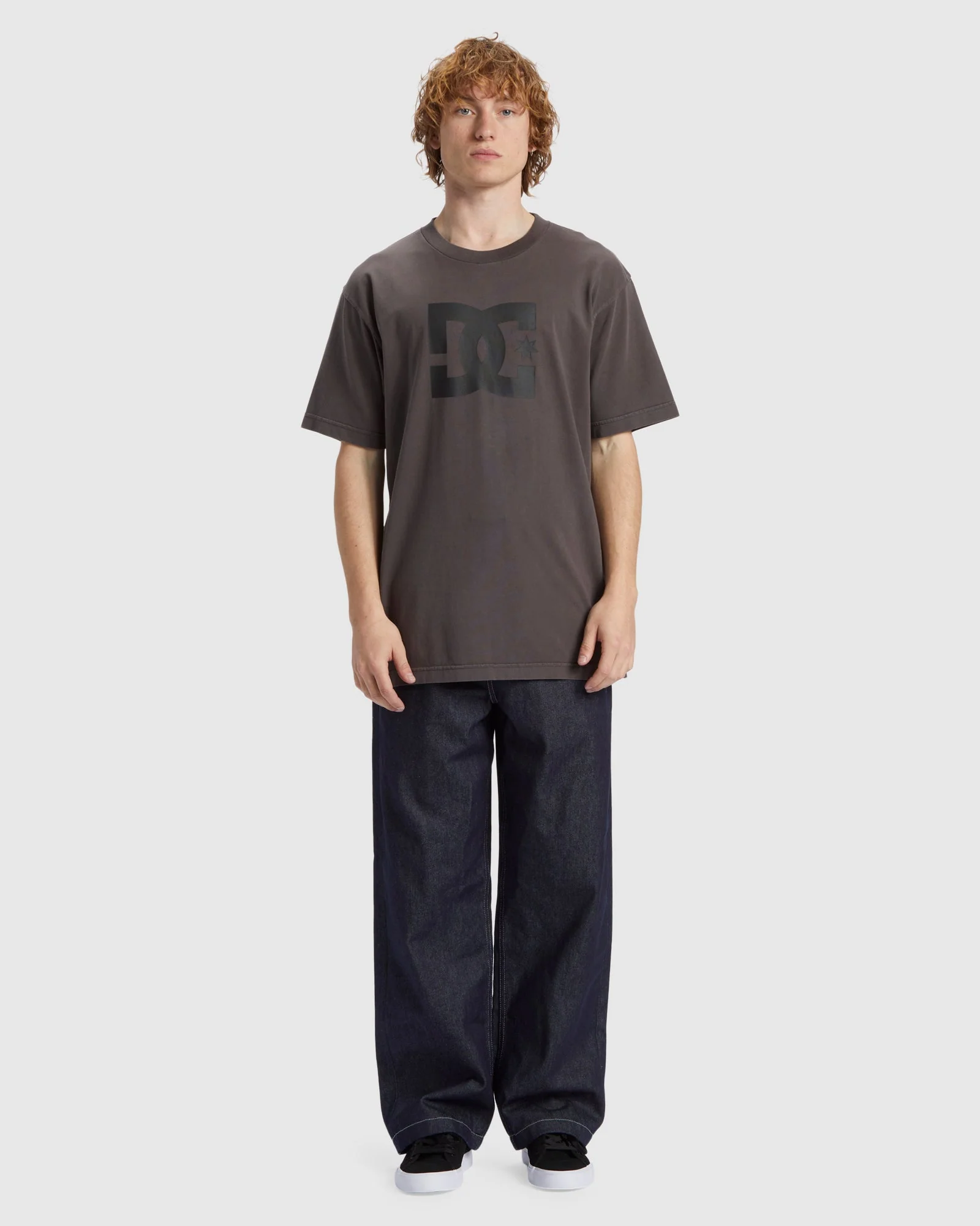 Mens DC Star Pigment Dye Heritage Short Sleeve T-Shirt - Image 5