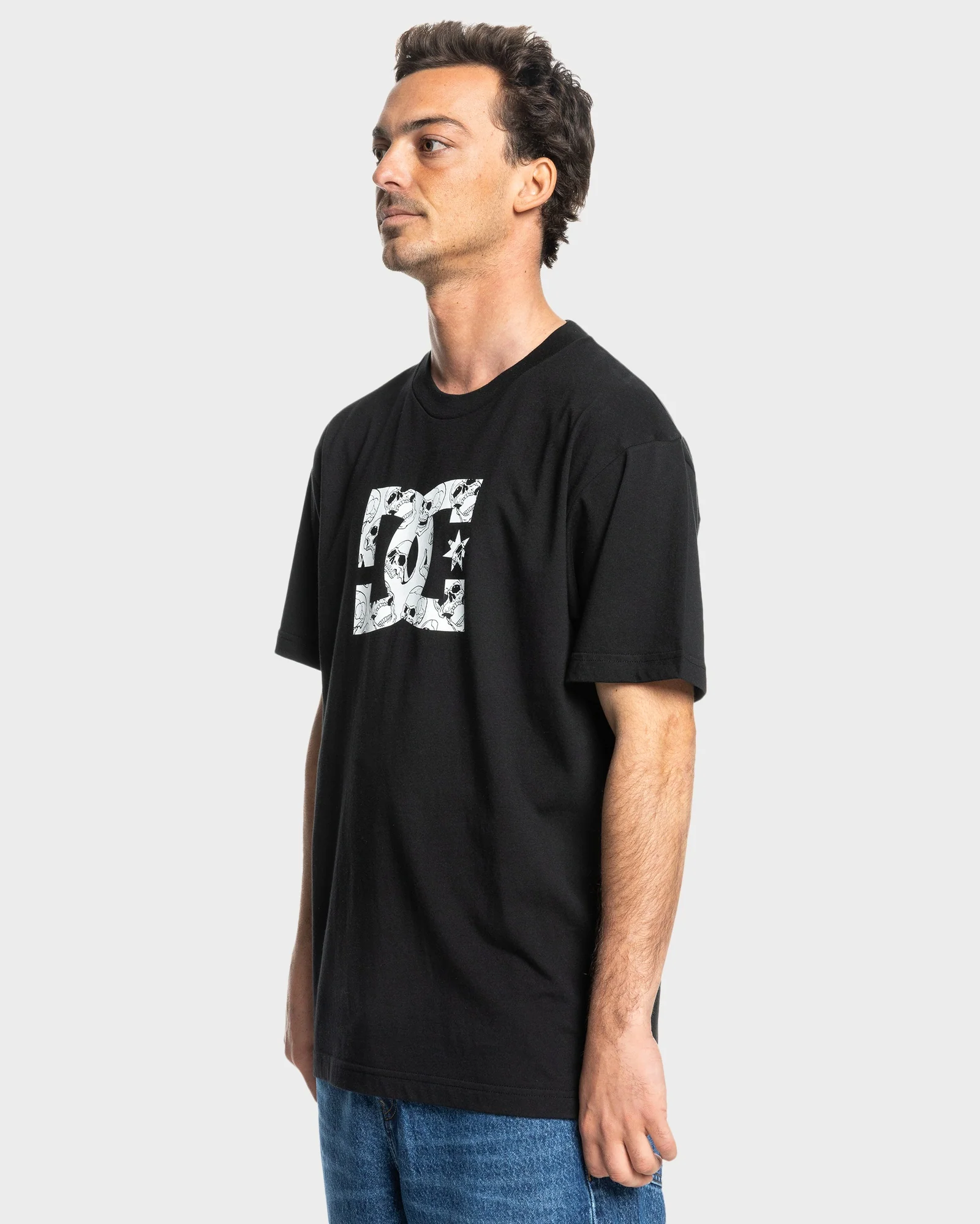 Mens DC Star Skully T-Shirt - Image 2