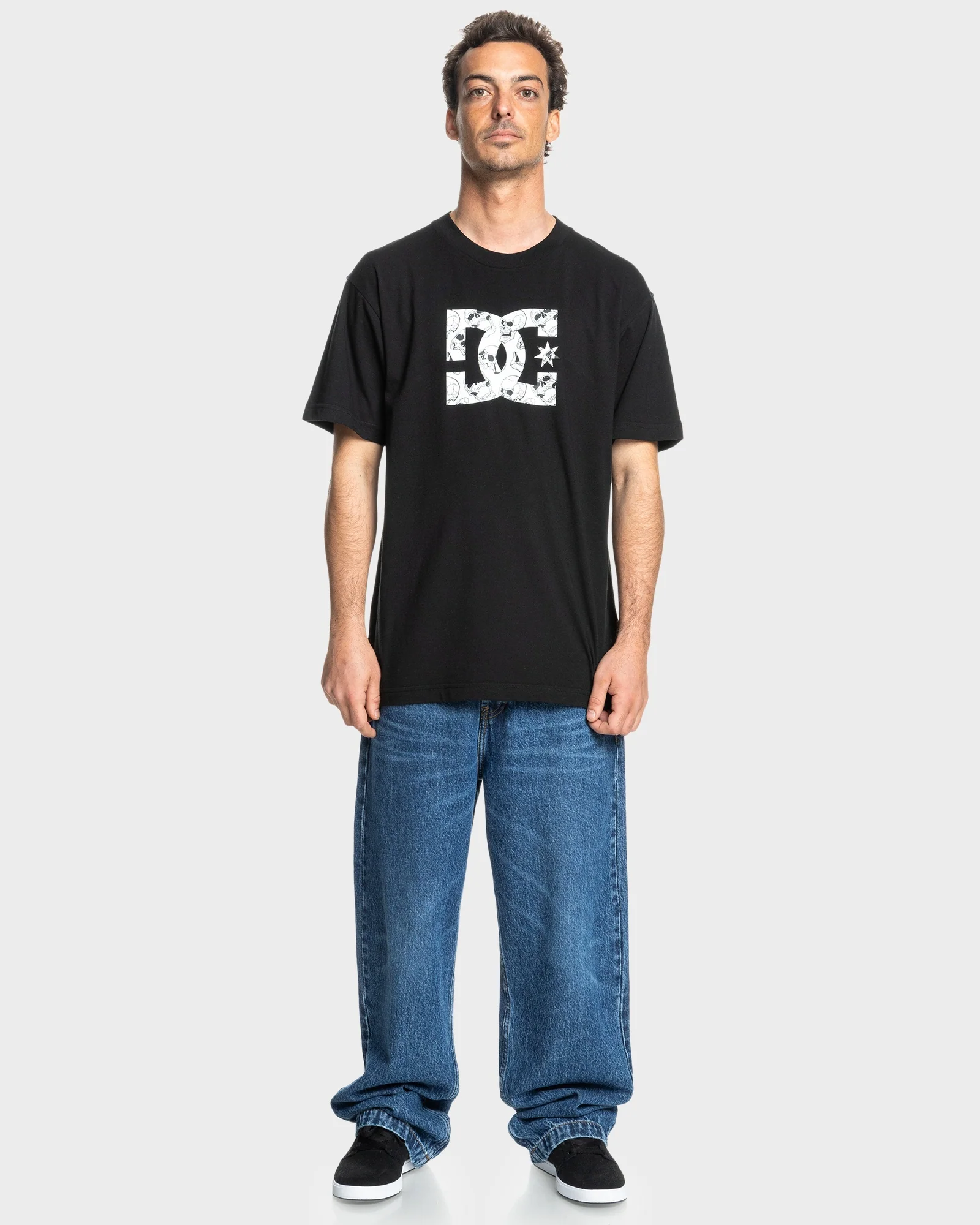 Mens DC Star Skully T-Shirt - Image 5