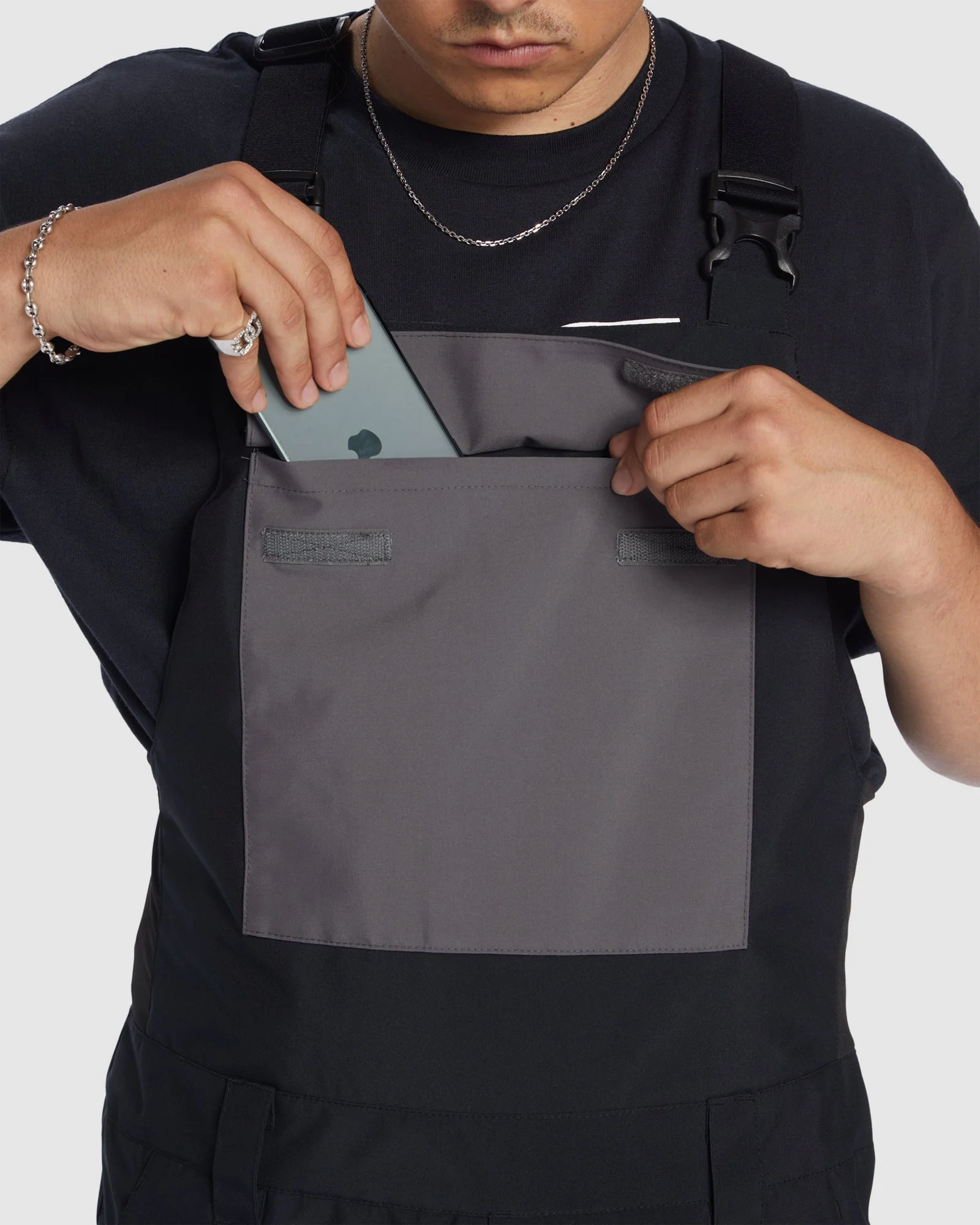 Mens Docile Bib Snow Pants - Image 4