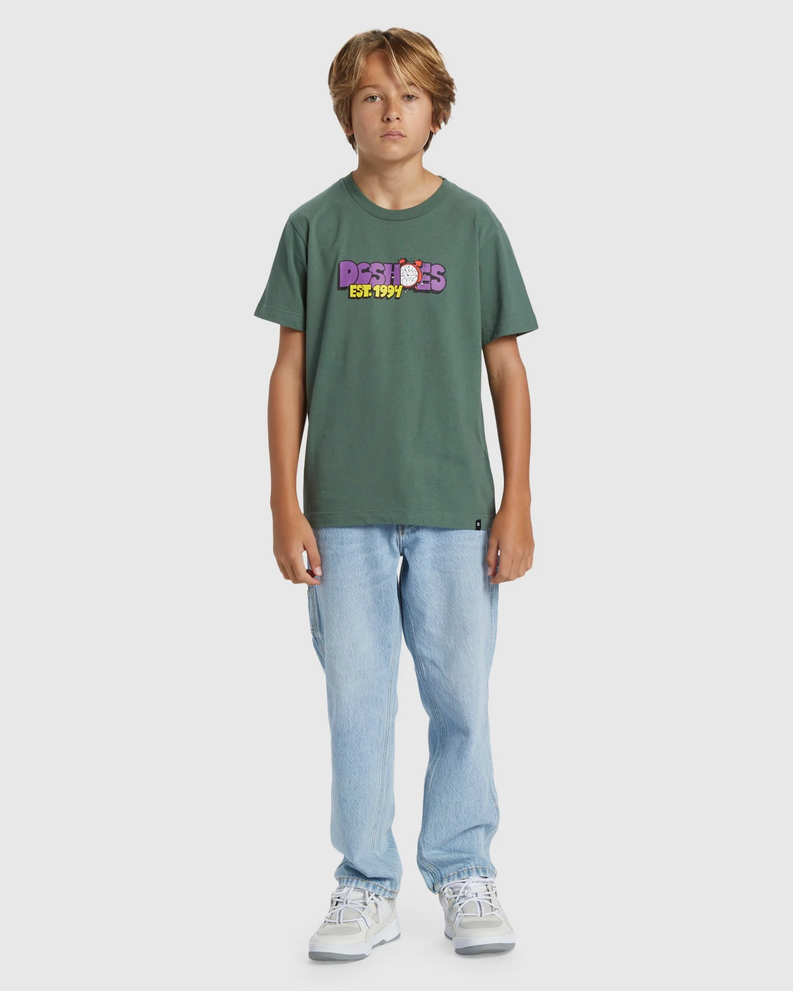 Boys 8-16 Its Time Short Sleeve T-Shirt - Image 5