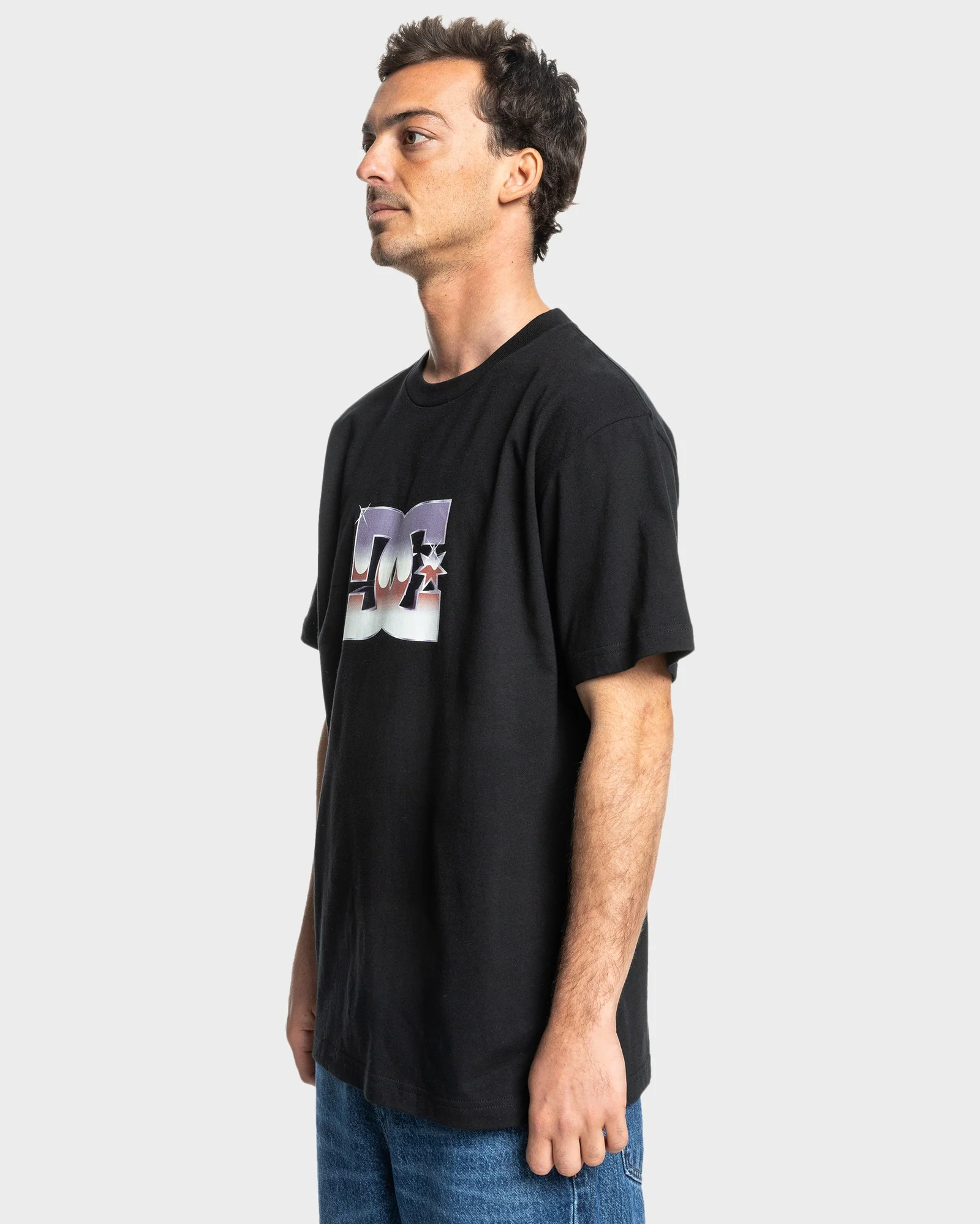 Mens Metallic Star T-Shirt - Image 2