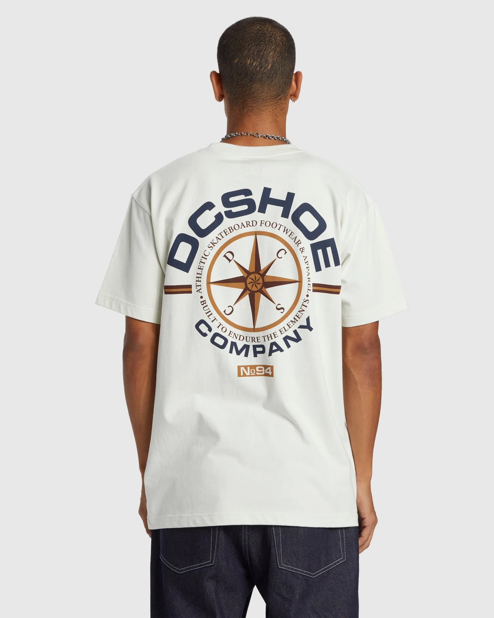 Mens No 94 Worker Compass Heritage Short Sleeve T-Shirt - Image 3