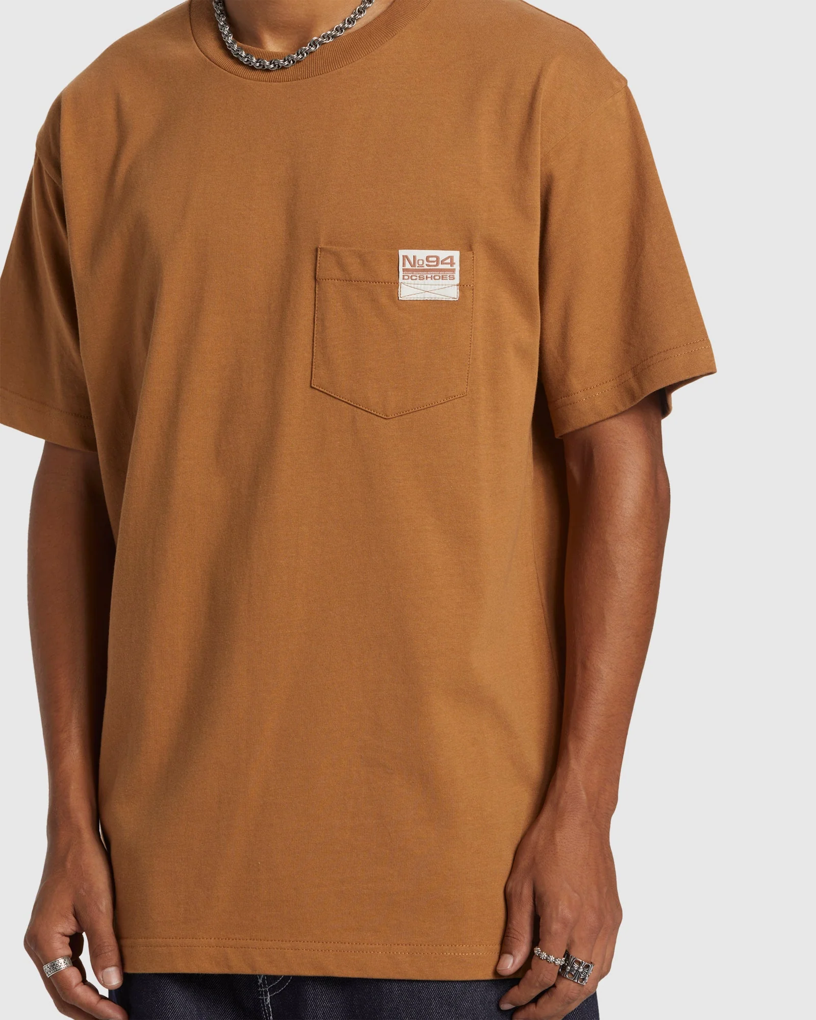 Mens No 94 Worker Pocket Heritage Short Sleeve T-Shirt - Image 4