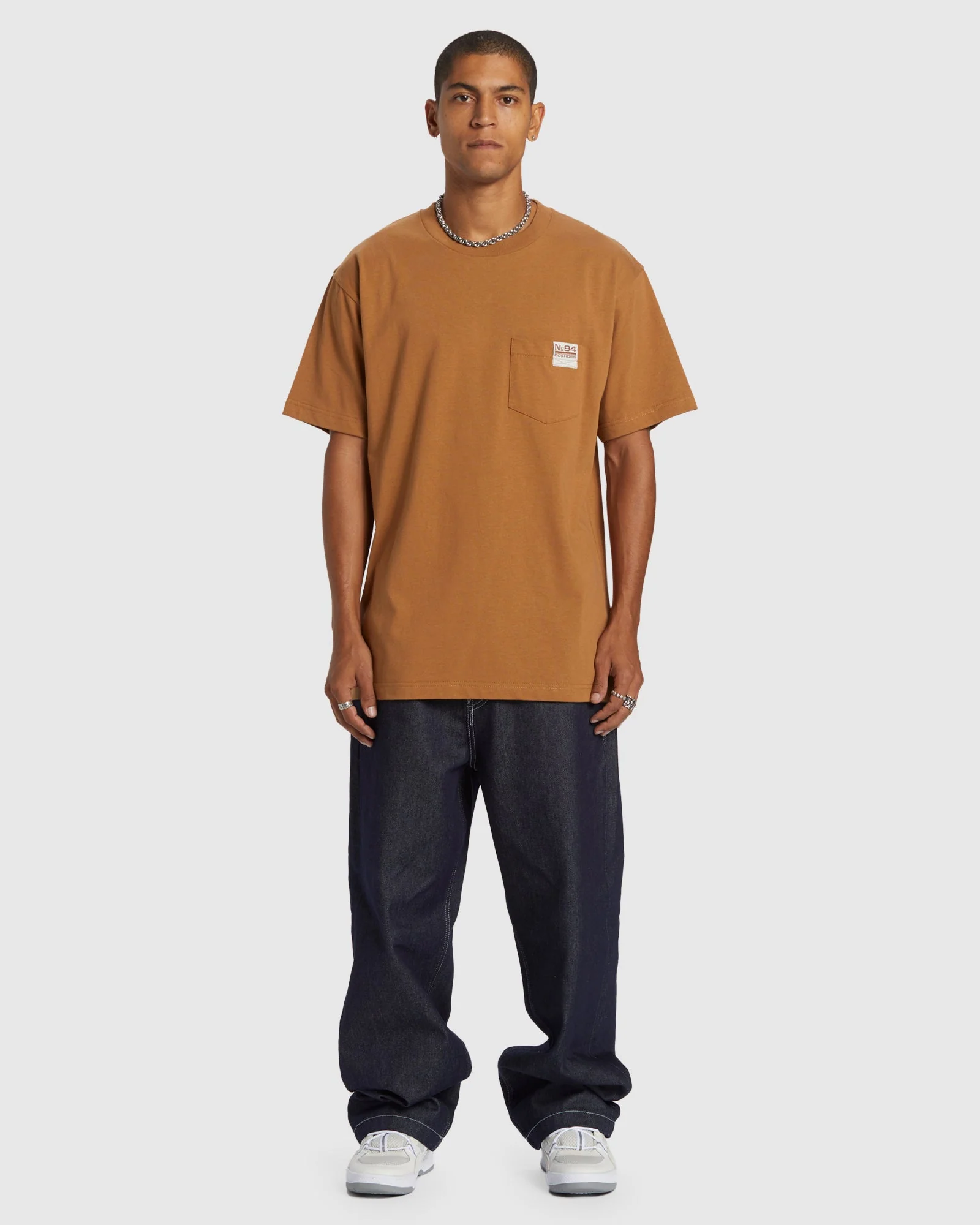 Mens No 94 Worker Pocket Heritage Short Sleeve T-Shirt - Image 5