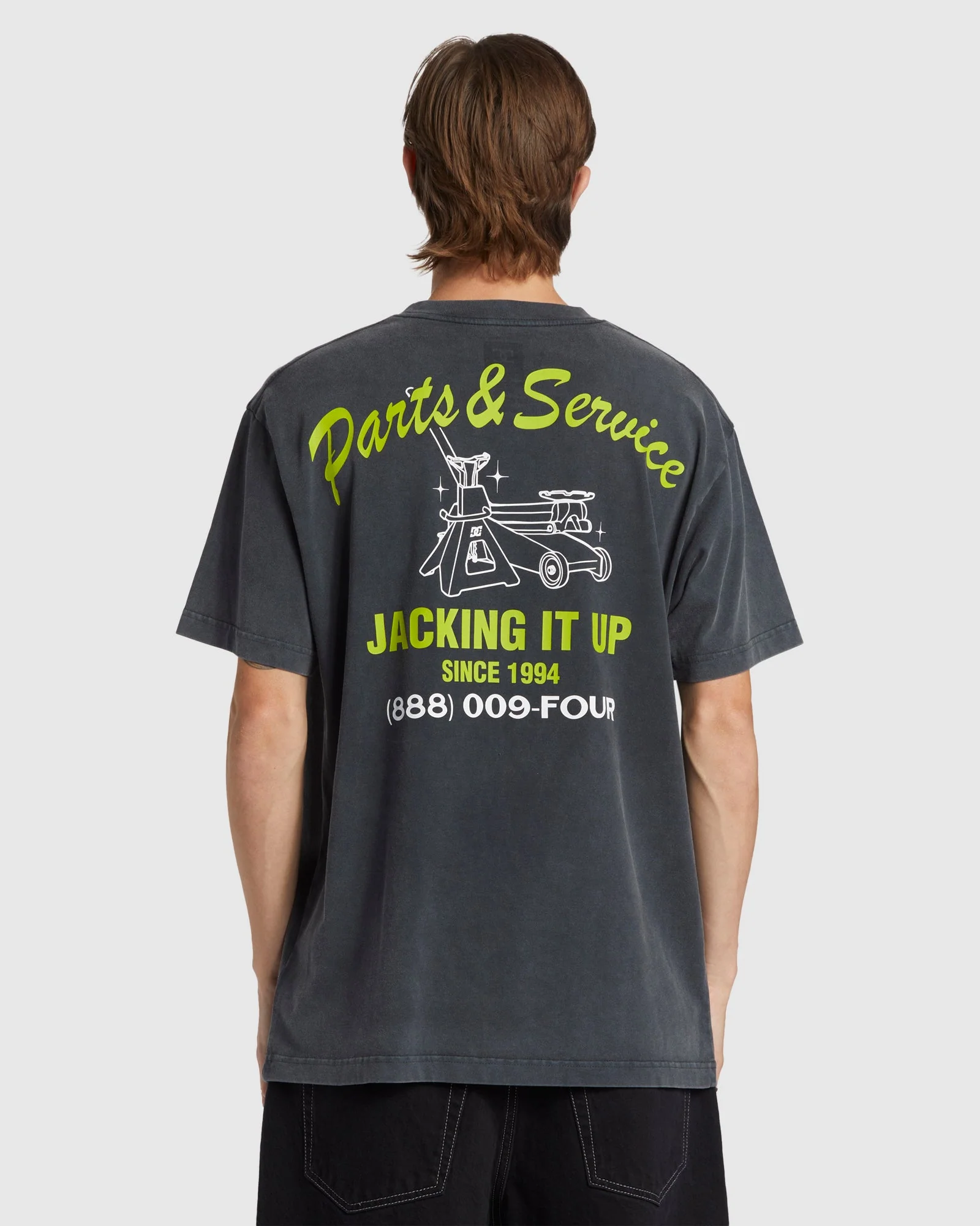 Mens Parts And Service Heritage Short Sleeve T-Shirt - Image 3