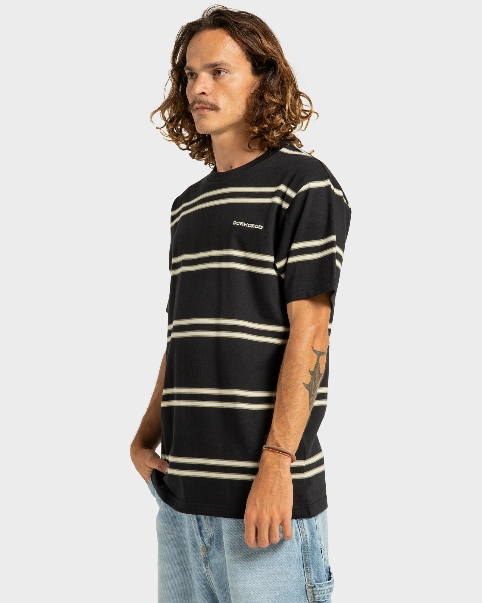 Mens Portside Stripe T-Shirt - Image 2