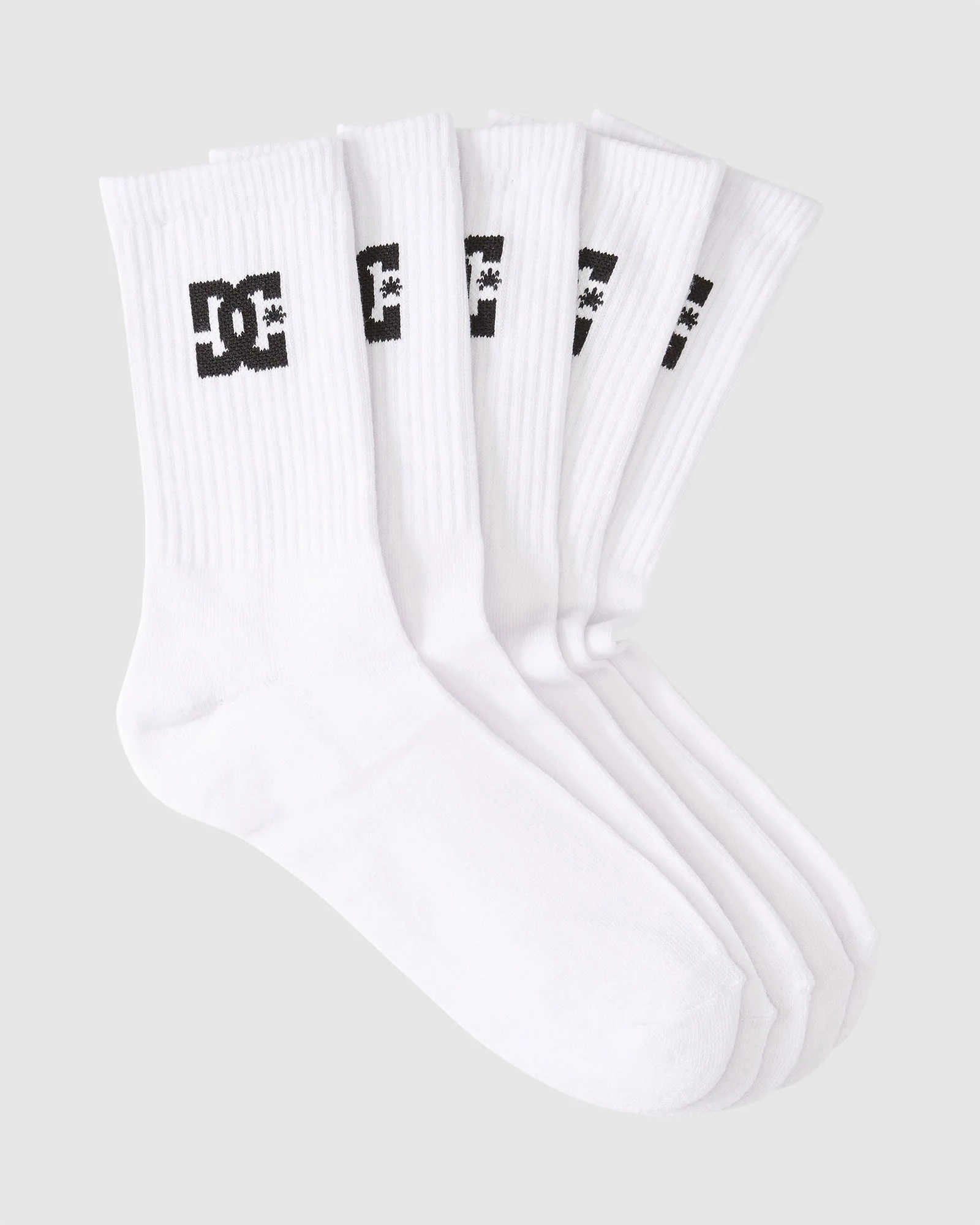 Mens DC Crew 5 Pack Socks