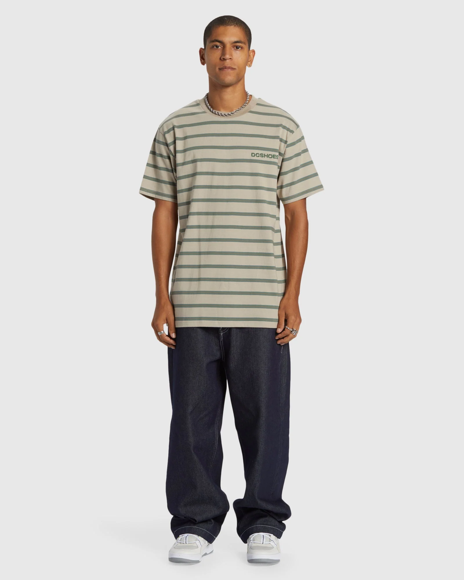 Mens Upstate Stripe T-Shirt - Image 5