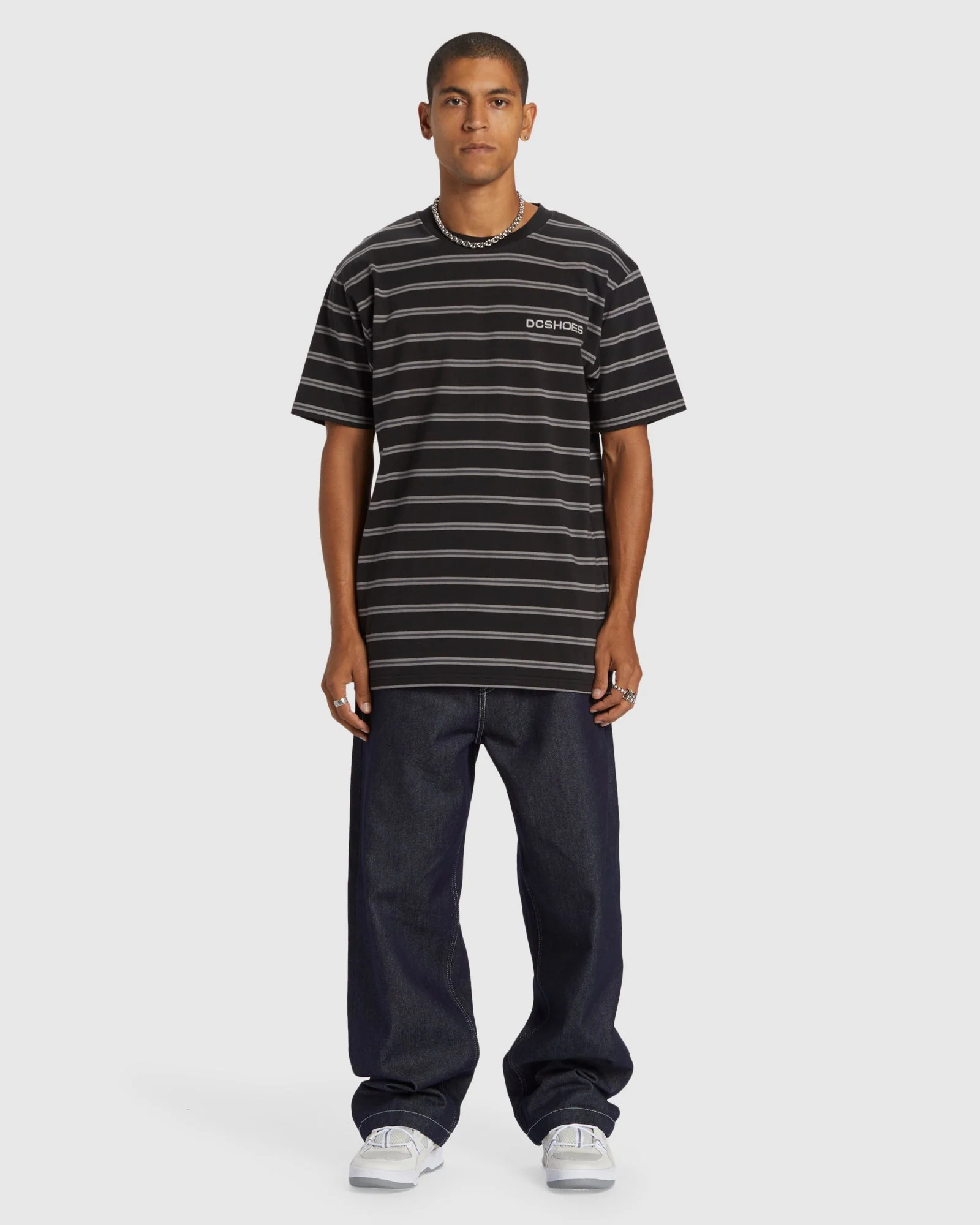 Mens Upstate Stripe T-Shirt - Image 5