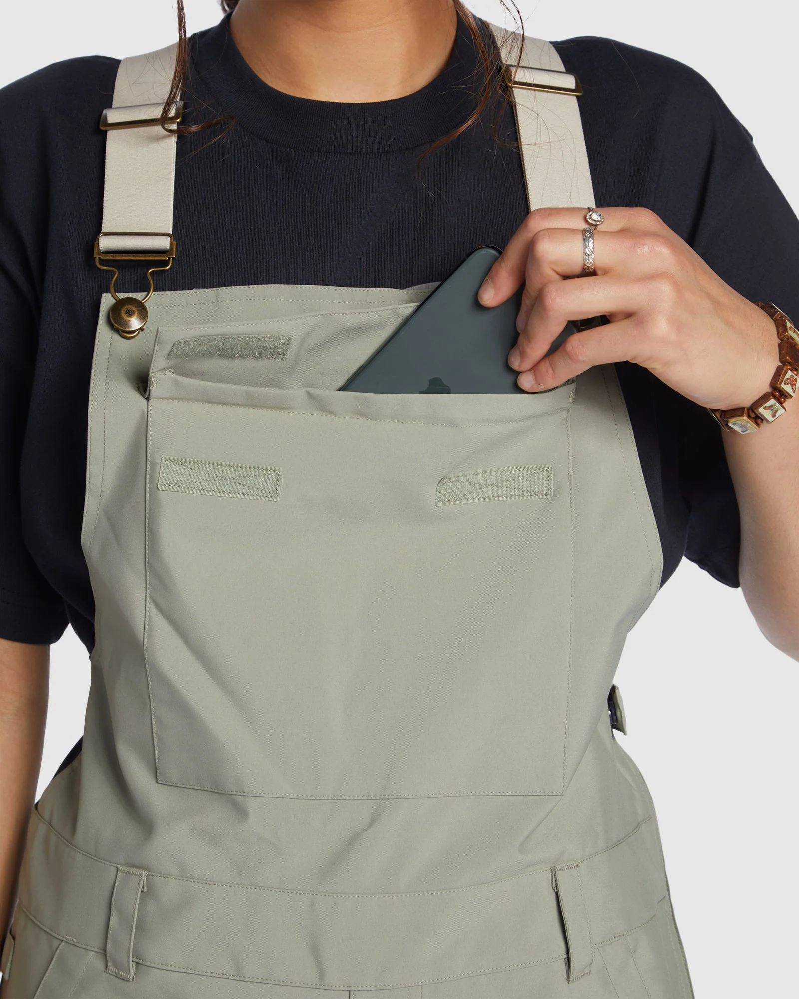 Womens Valiant Snow Bib - Image 4