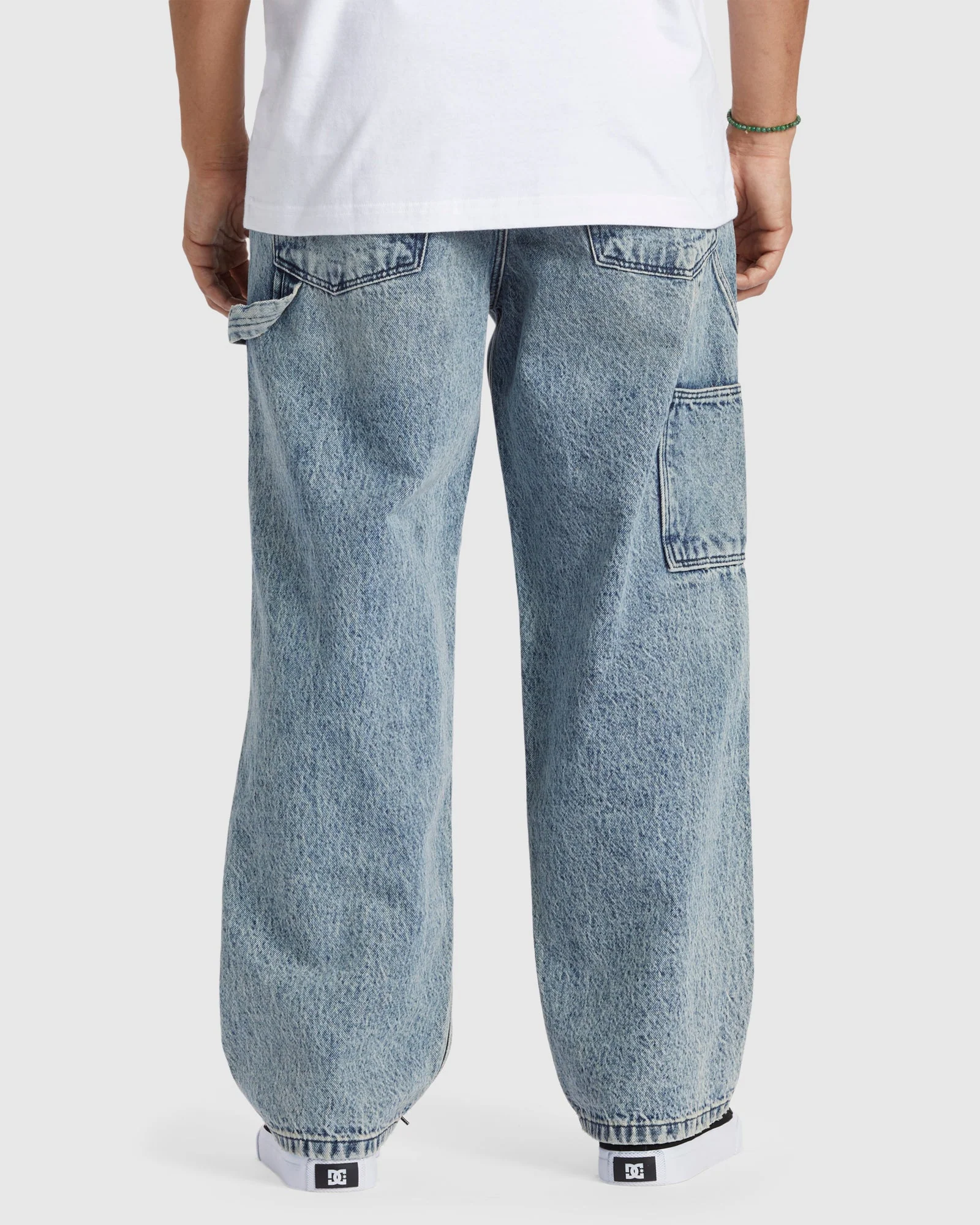 Mens Worker Baggy Carpenter RDI Denim Pants - Image 3
