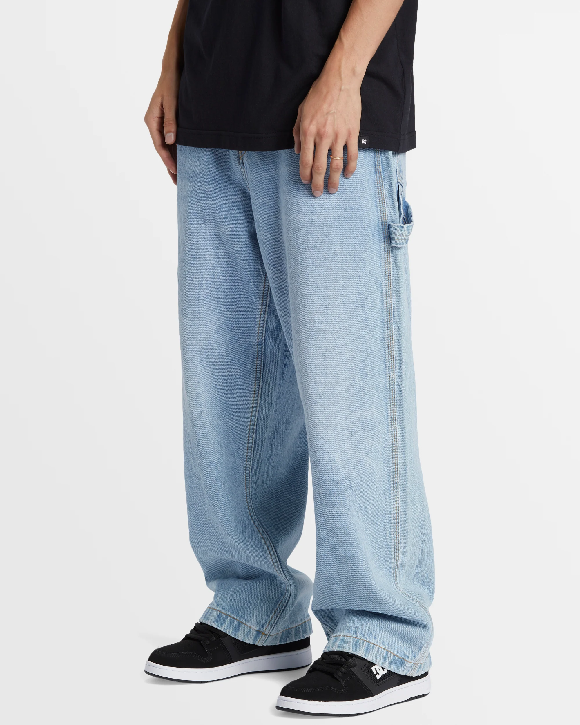 Mens Worker Denim Jeans - Image 2