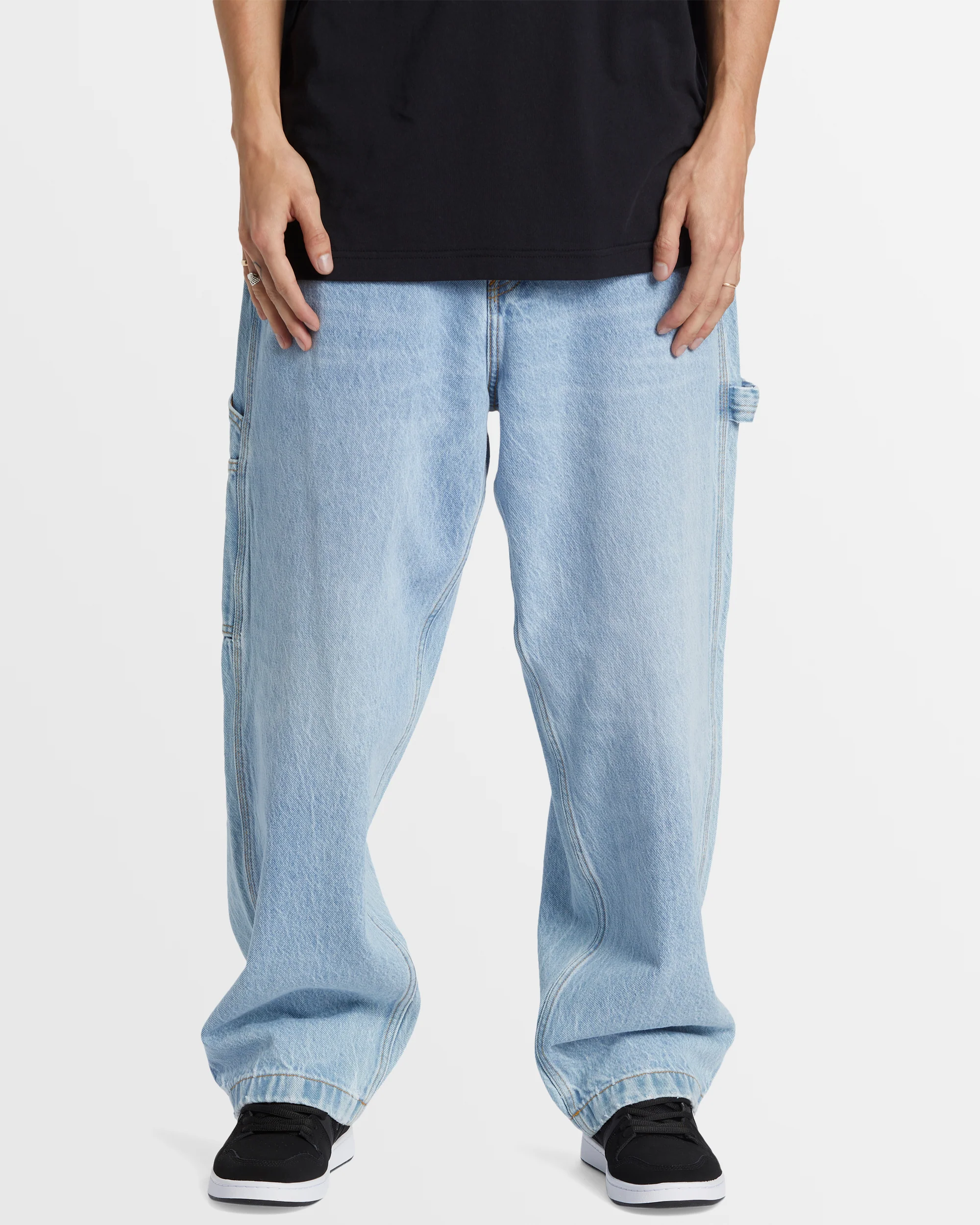 Mens Worker Denim Jeans - Image 6