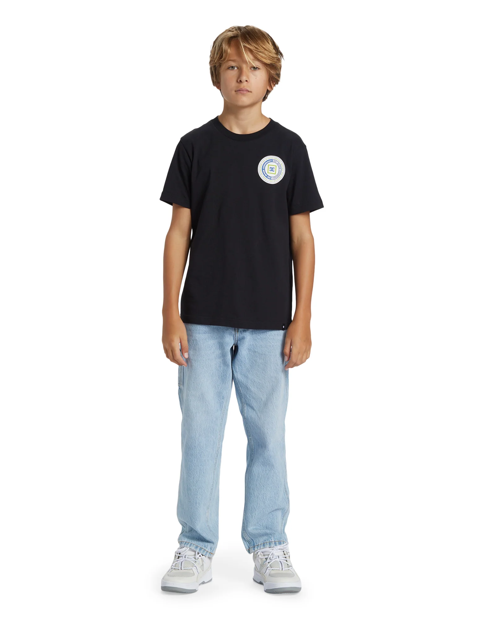 Boys 8-16 Worker Baggy Carpenter Denim Pants - Image 5