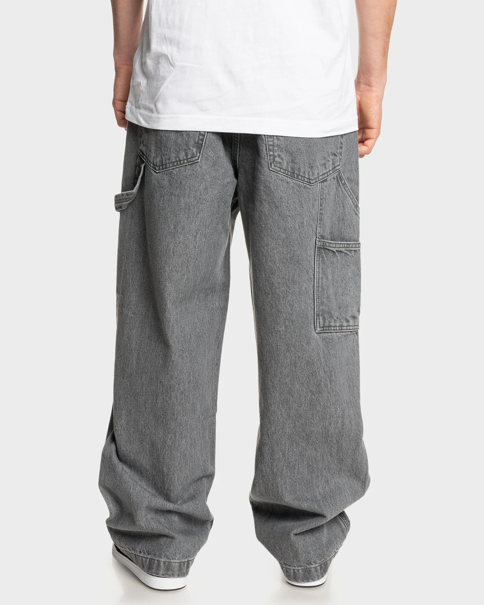 Mens Worker Baggy Relaxed Fit Jeans - Image 3