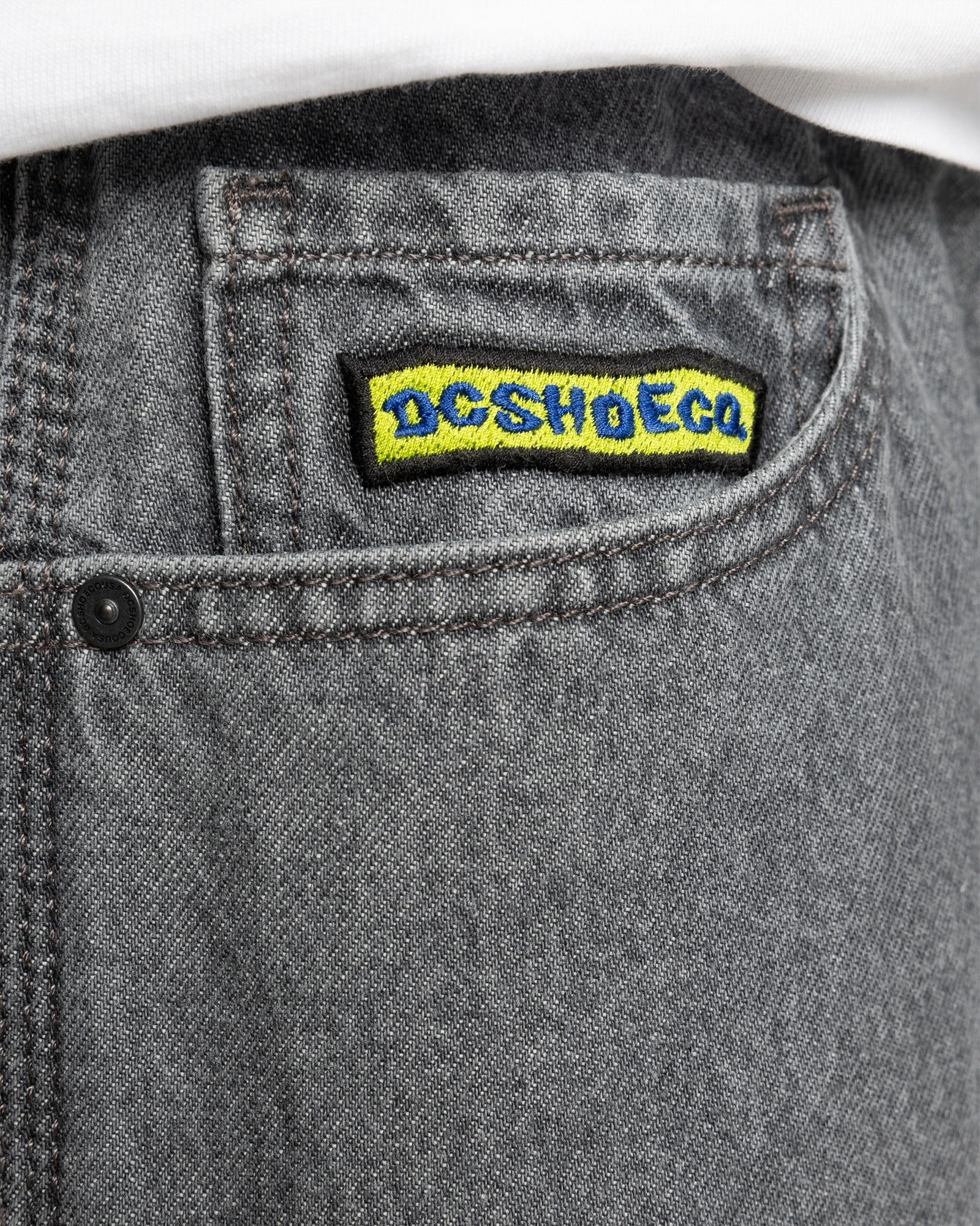 Mens Worker Baggy Relaxed Fit Jeans - Image 6
