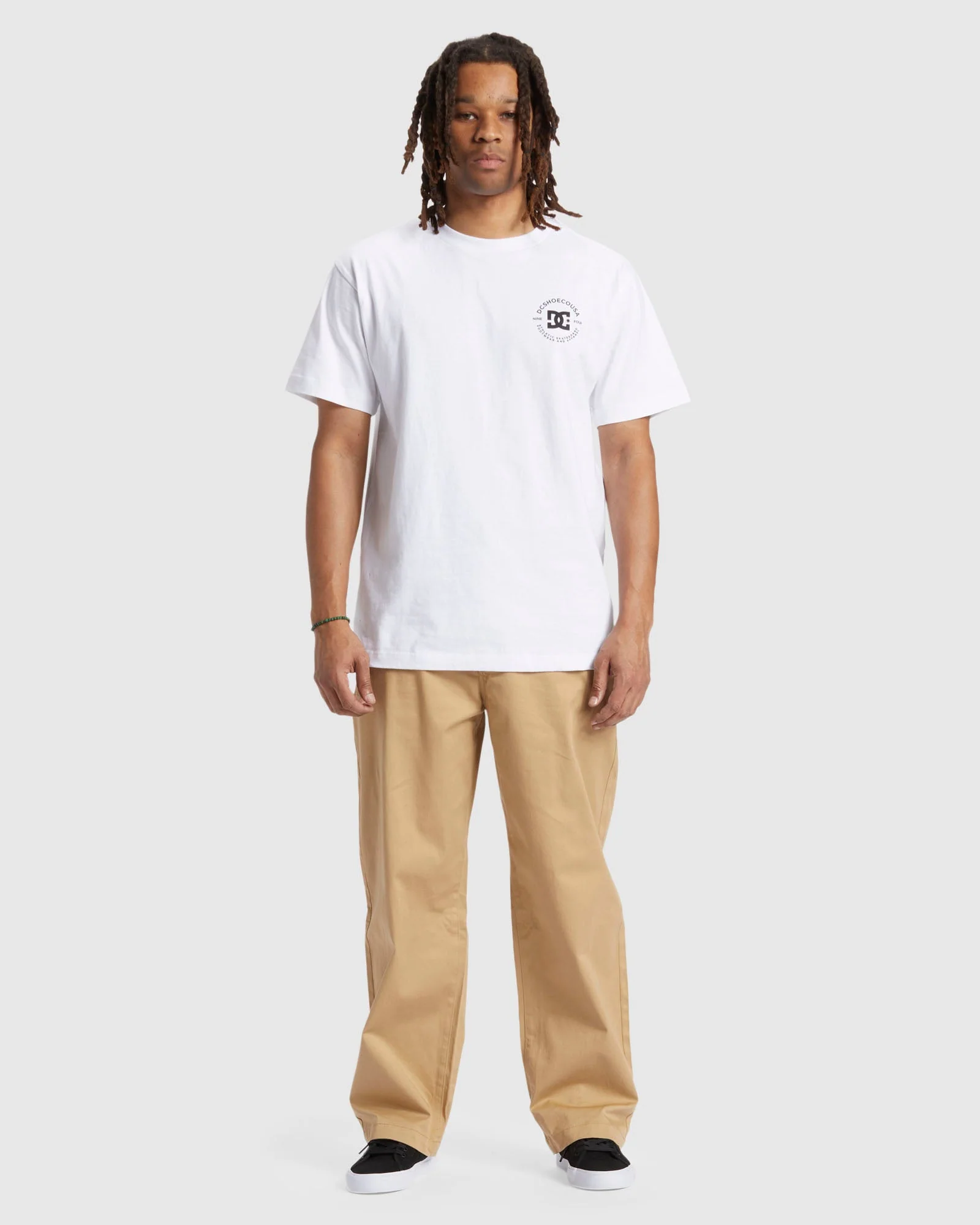 Mens Worker Baggy Chino Pants - Image 5