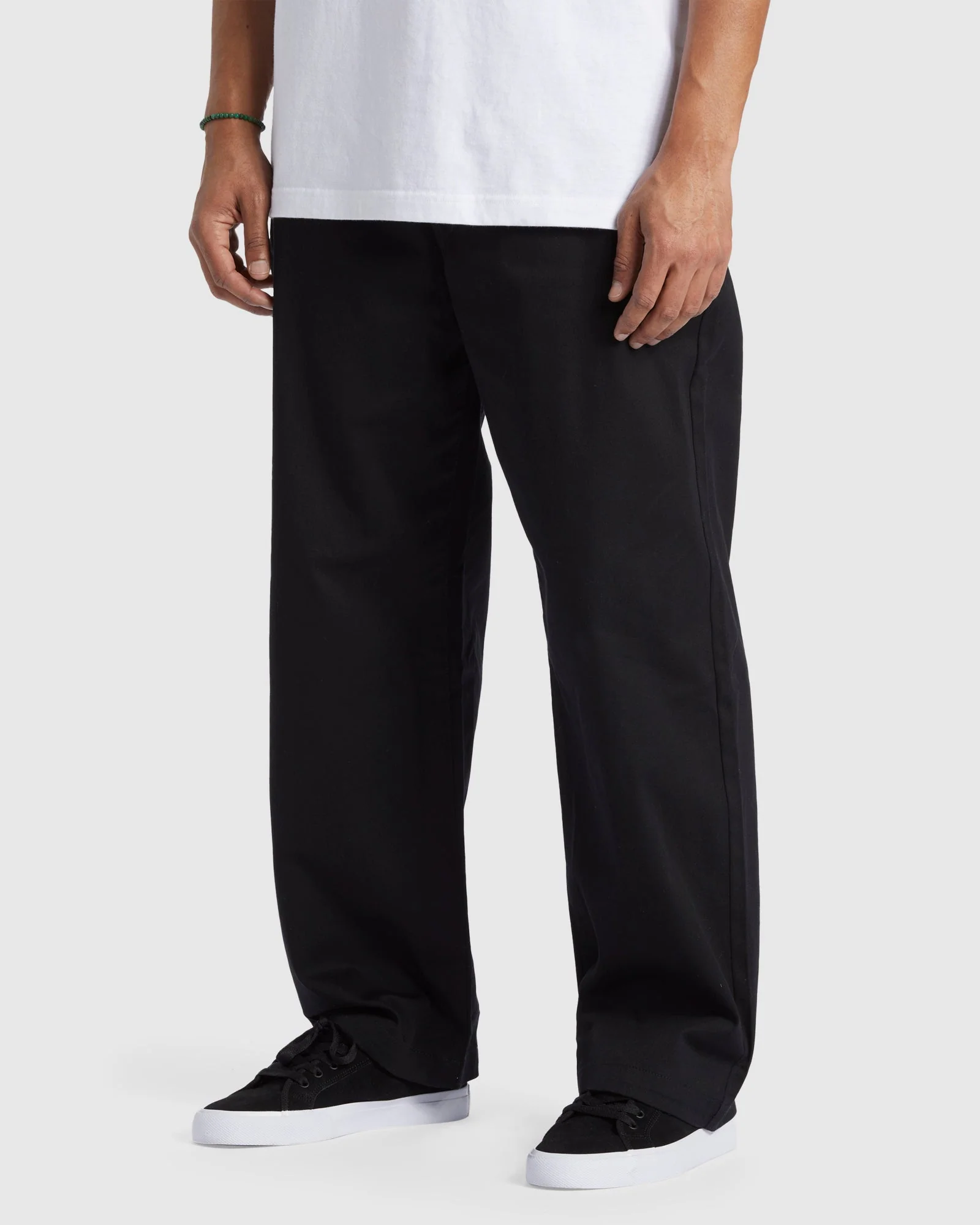 Mens Worker Baggy Chino Pants - Image 2