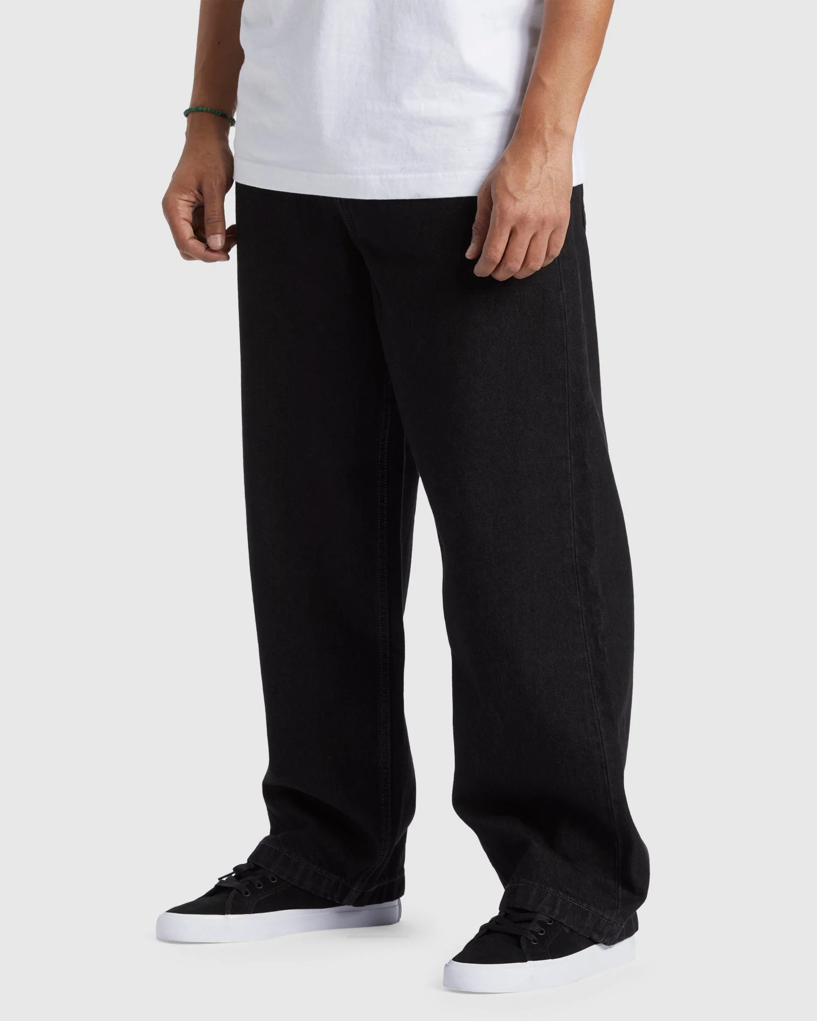 Mens Worker Baggy RBT Denim Pants - Image 2