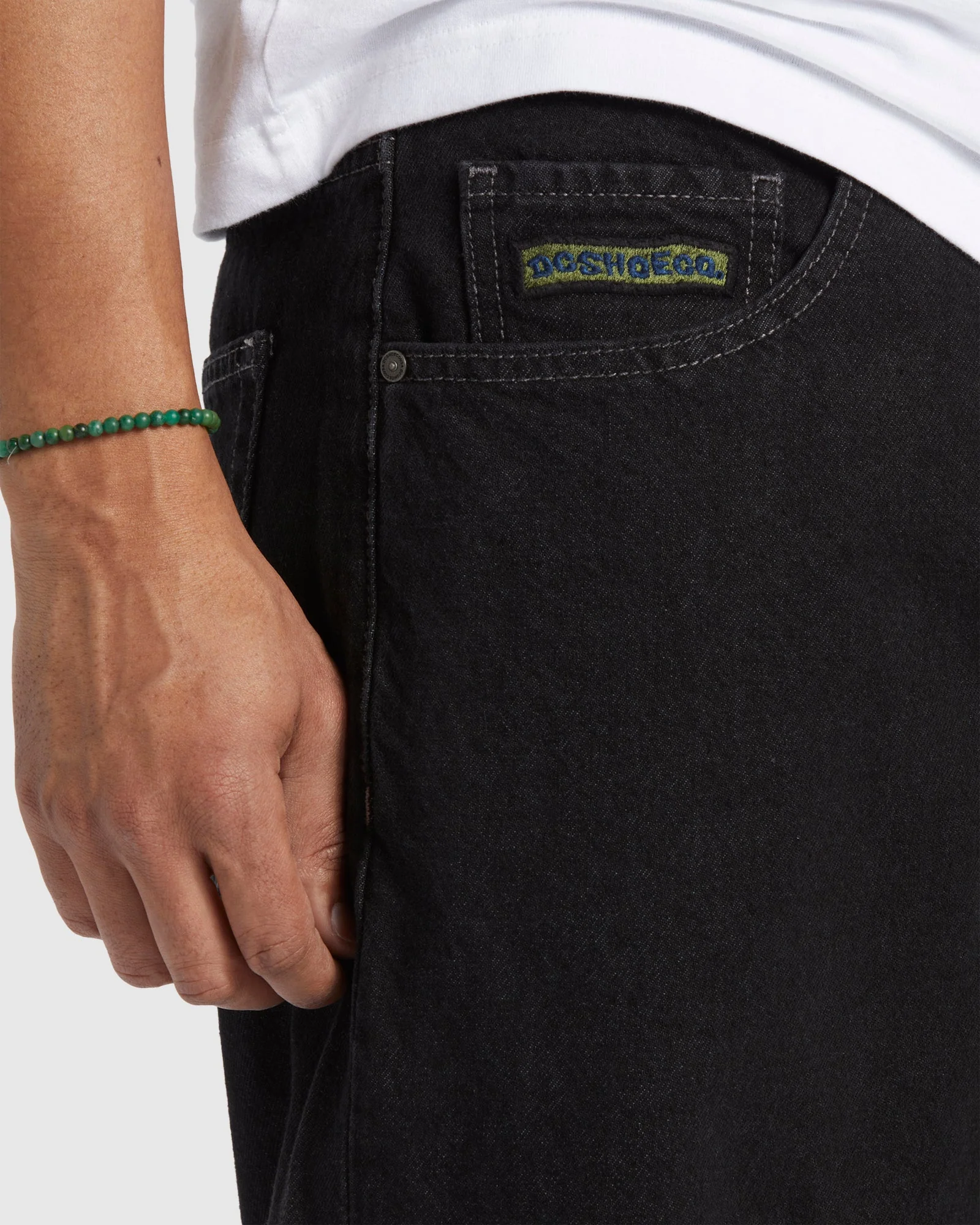 Mens Worker Baggy RBT Denim Pants - Image 4