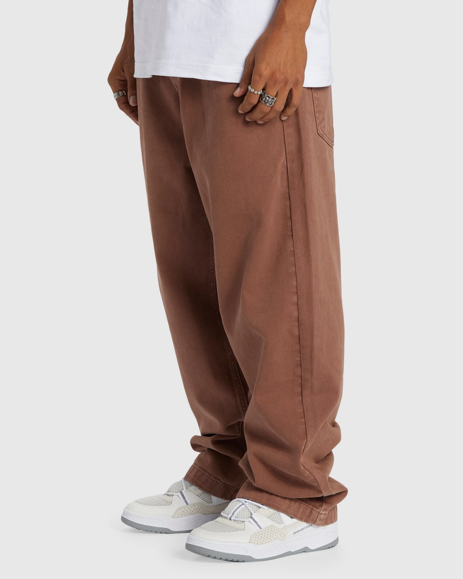 Mens Worker Baggy Denim Pants - Image 2