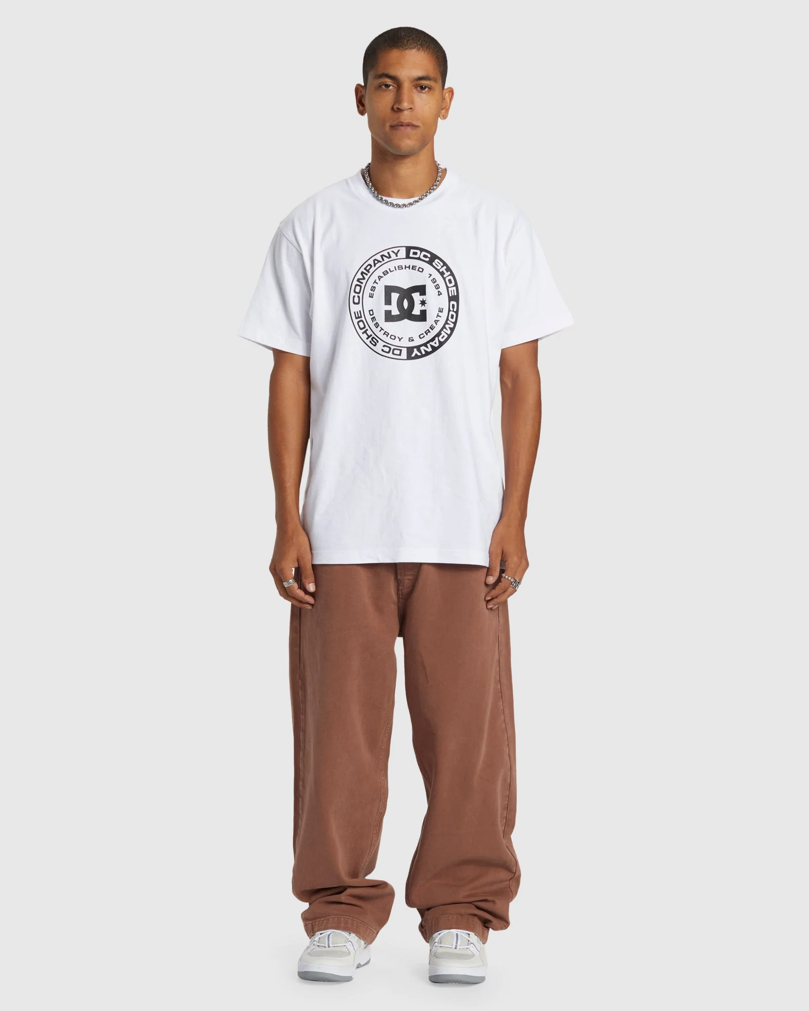 Mens Worker Baggy Denim Pants - Image 5